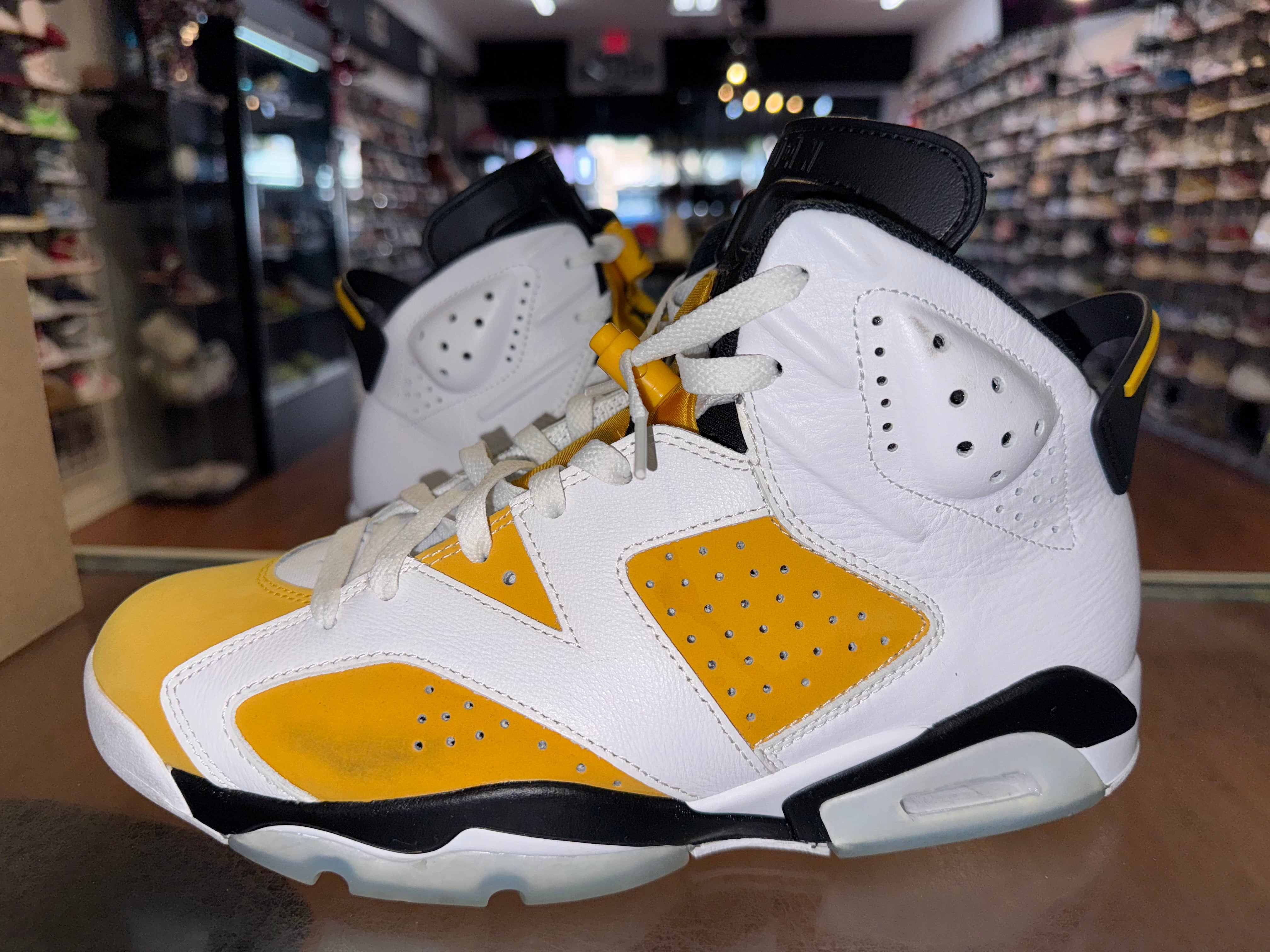 Size 10.5 Air Jordan 6 "Yellow Ochre"
