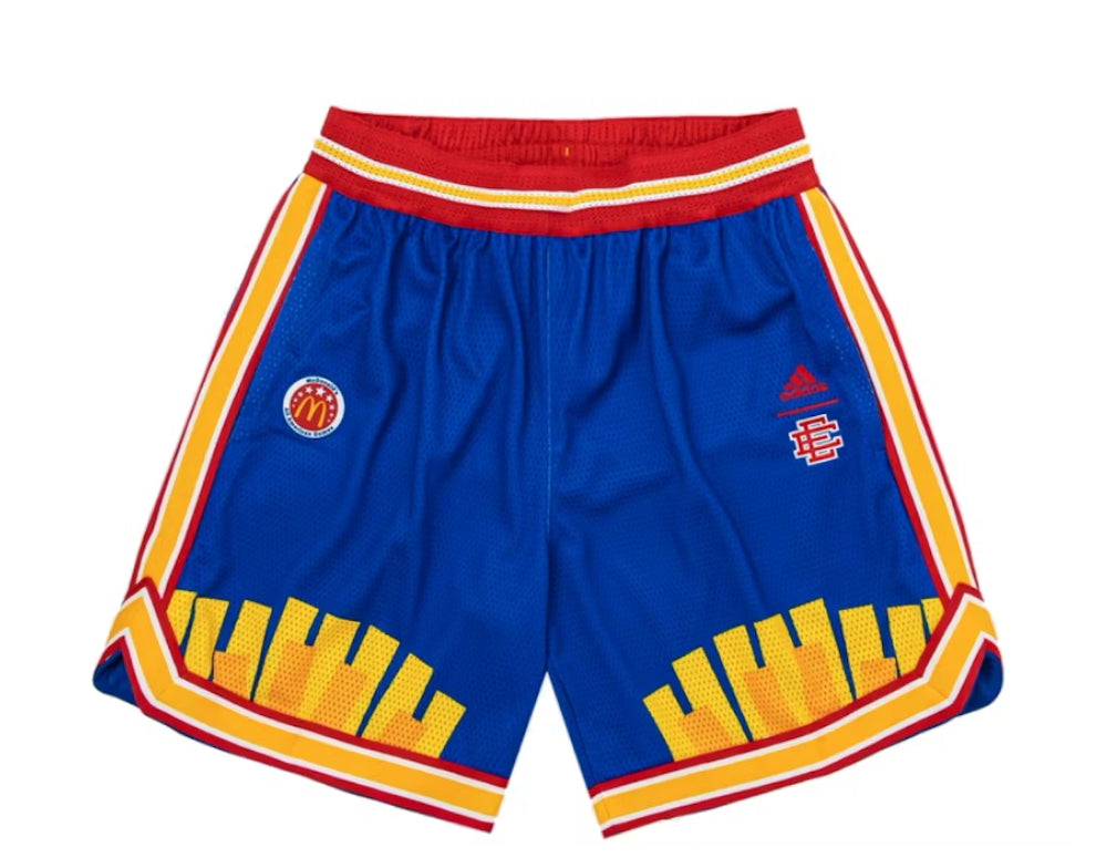 Size L Eric Emanuel x McD All American Shorts “Blue”
