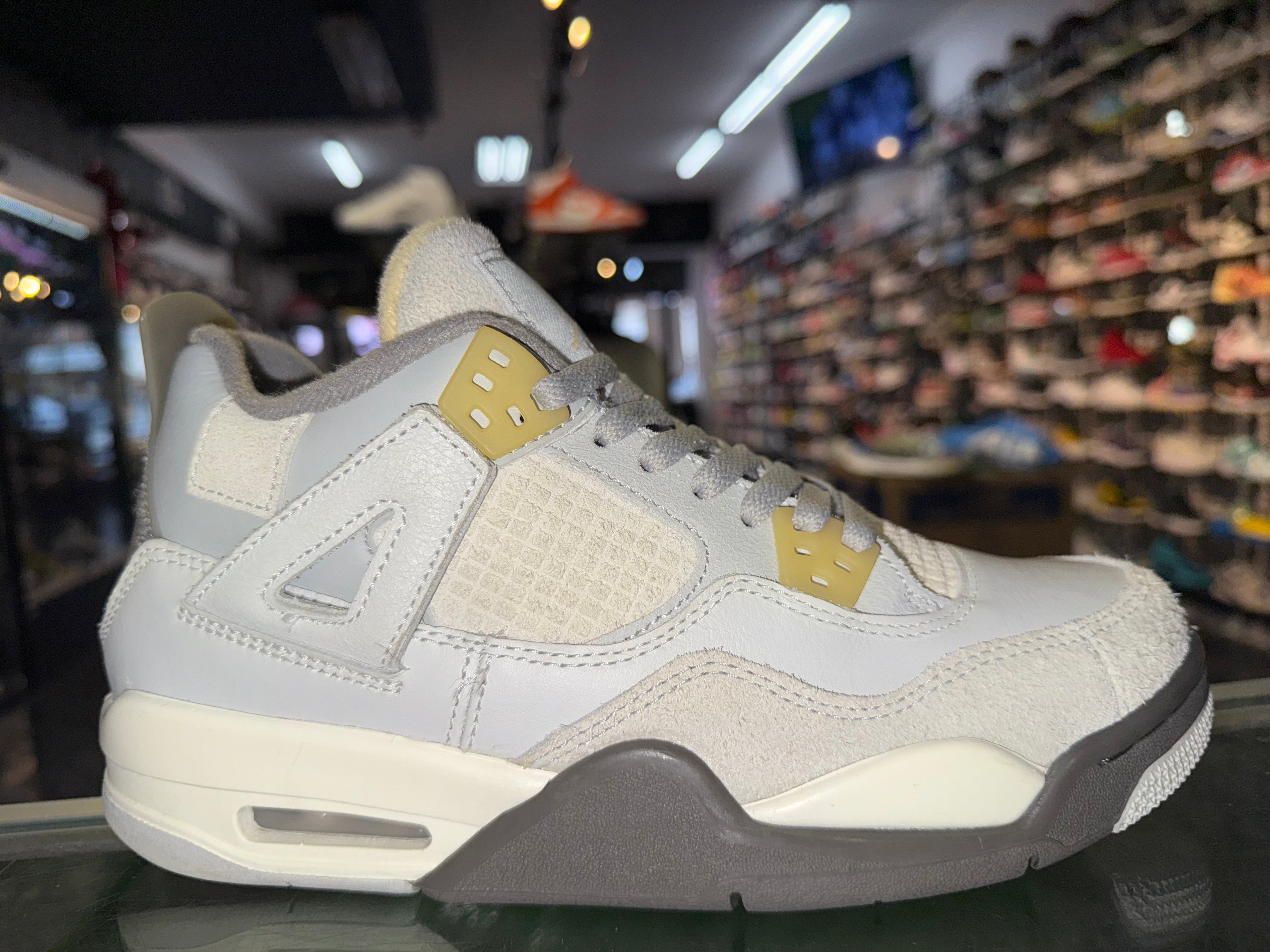 Size 7y Air Jordan 4 Craft "Photon Dust"