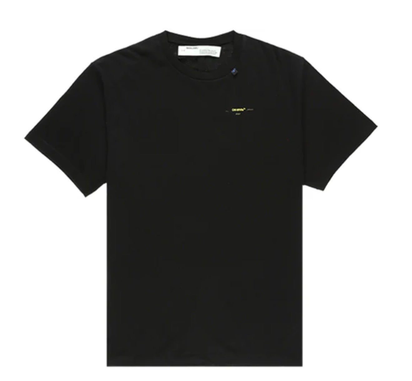 Size L Off White Sketch Arrow Tee “Black/Yellow”