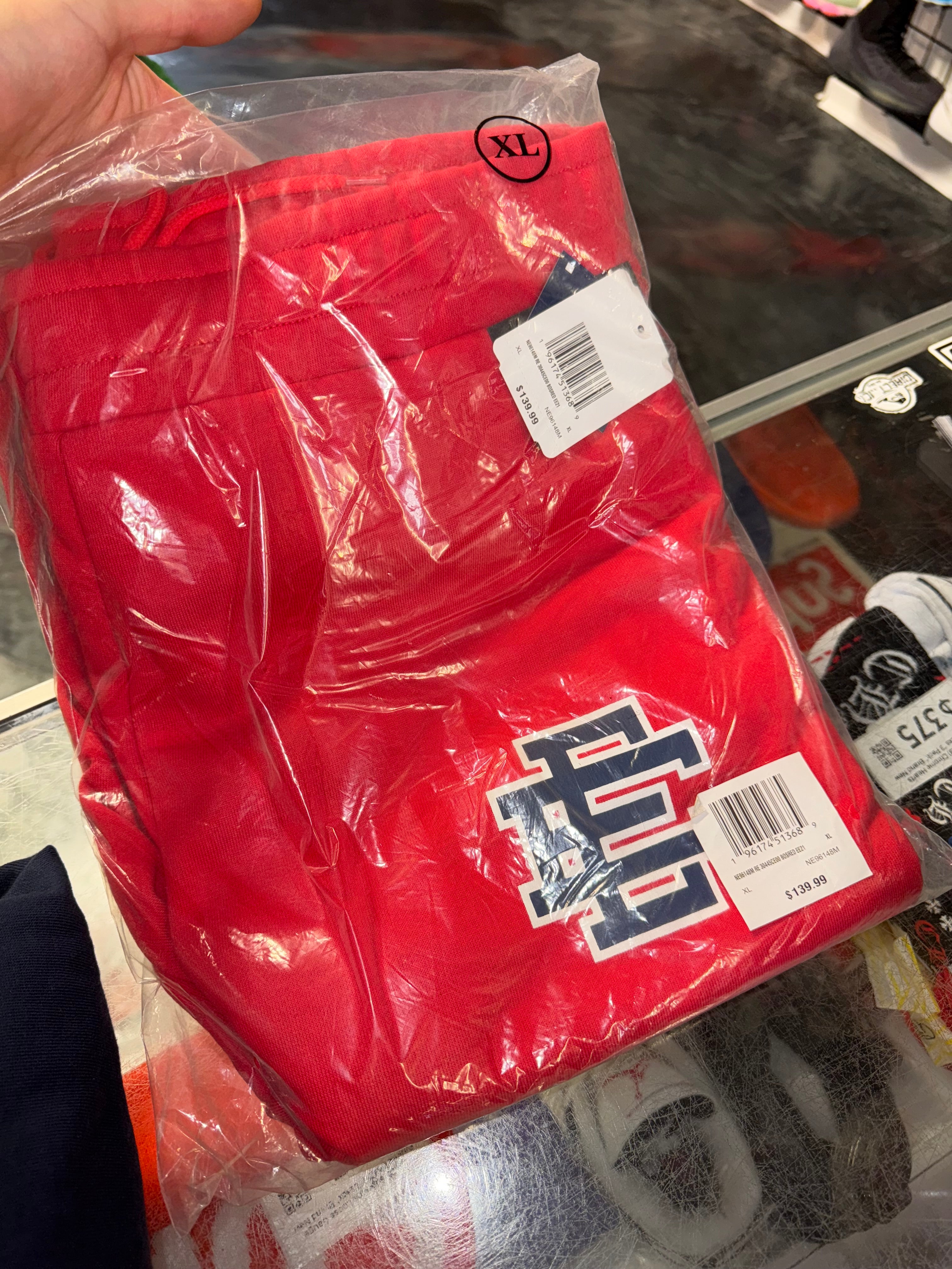 Size XL Eric Emanuel x New Era EE Sweatpants “Boston Red Sox” Brand New