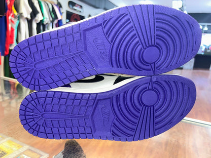 Size 12 Air Jordan 1 “Court Purple” Brand New (MAMO)