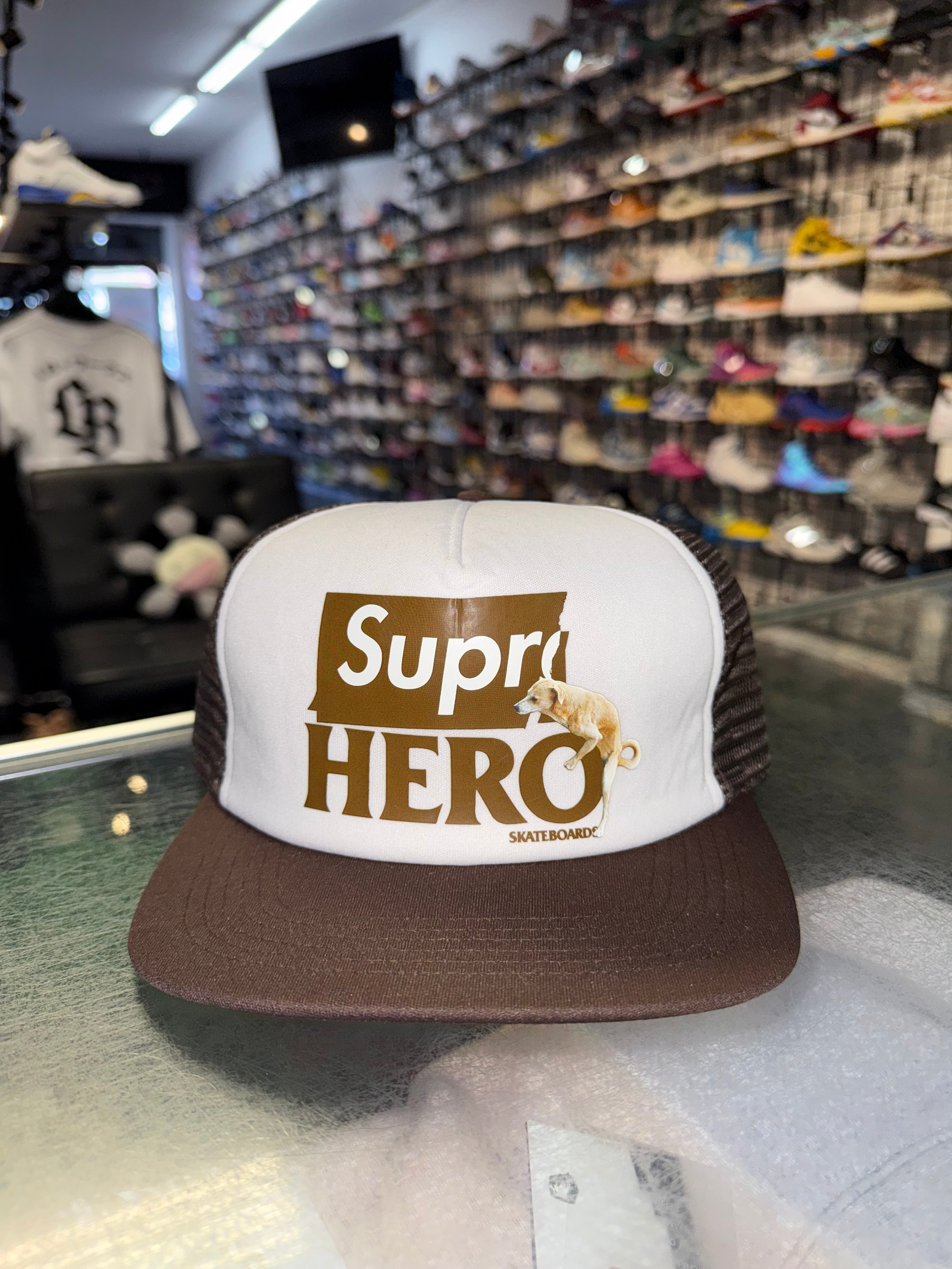 Size OS Supreme Anti Hero SnapBack “Brown”