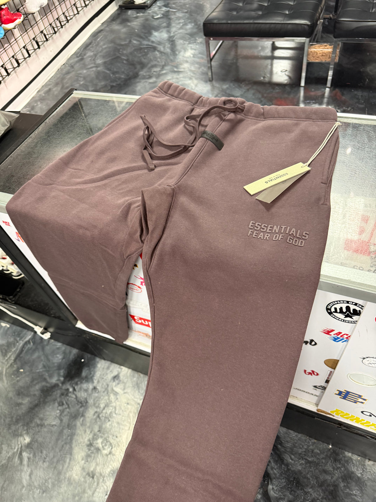 Size XL Essentials FOG Sweatpants “Plum” Brand New