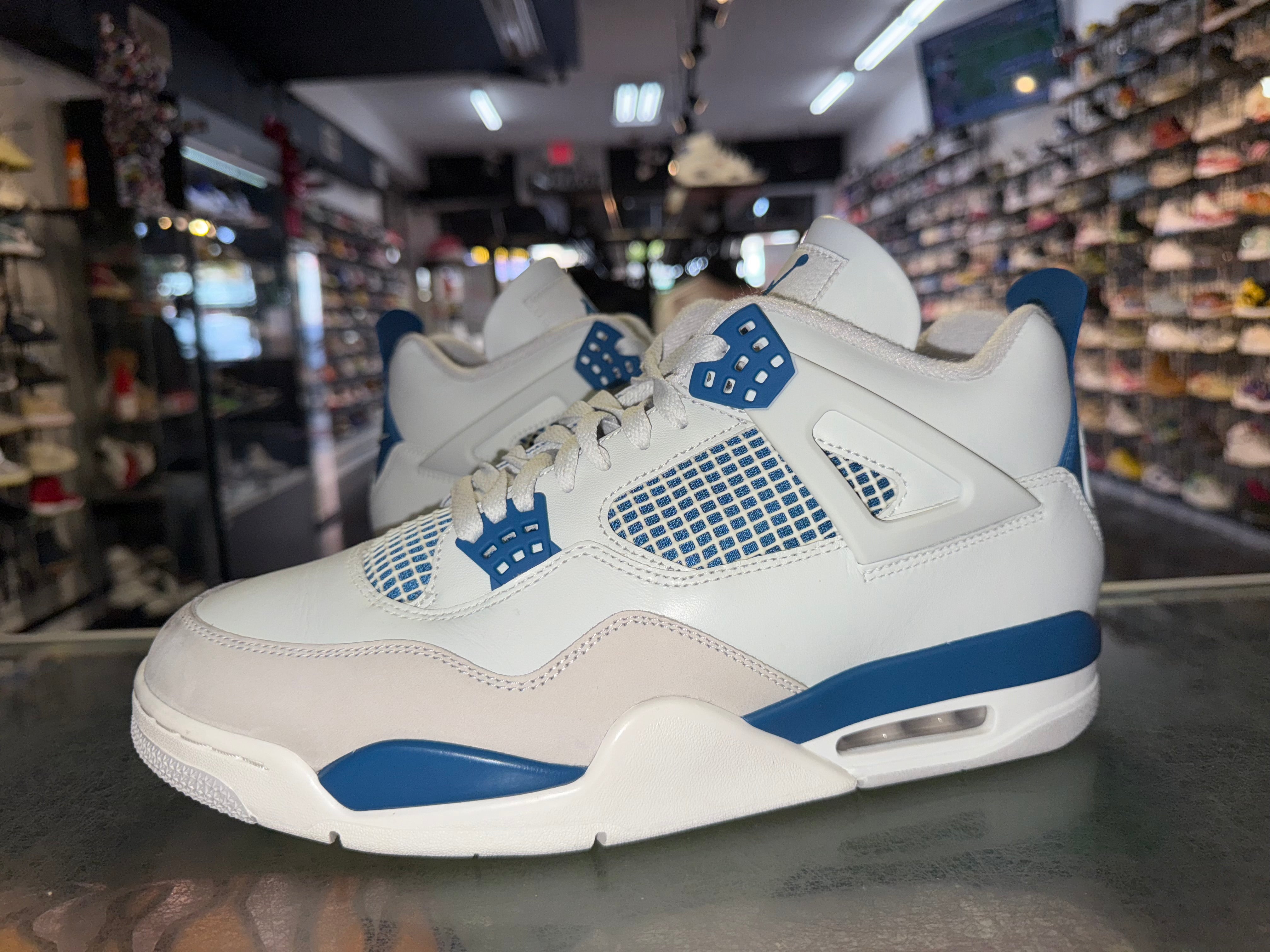 Size 12 Air Jordan 4 "Military Blue"