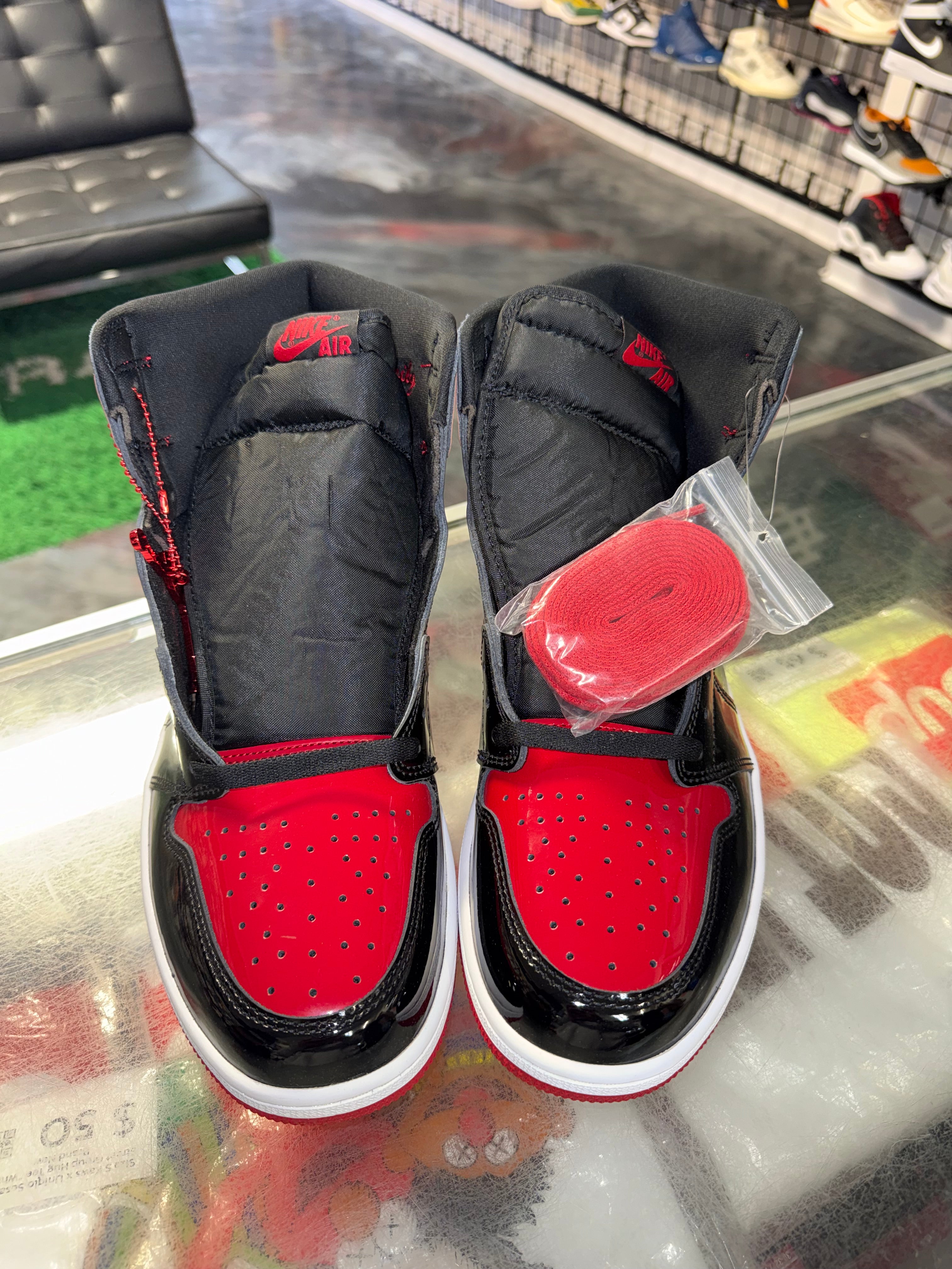 Size 12.5 Air Jordan 1 “Patent Bred” Brand New