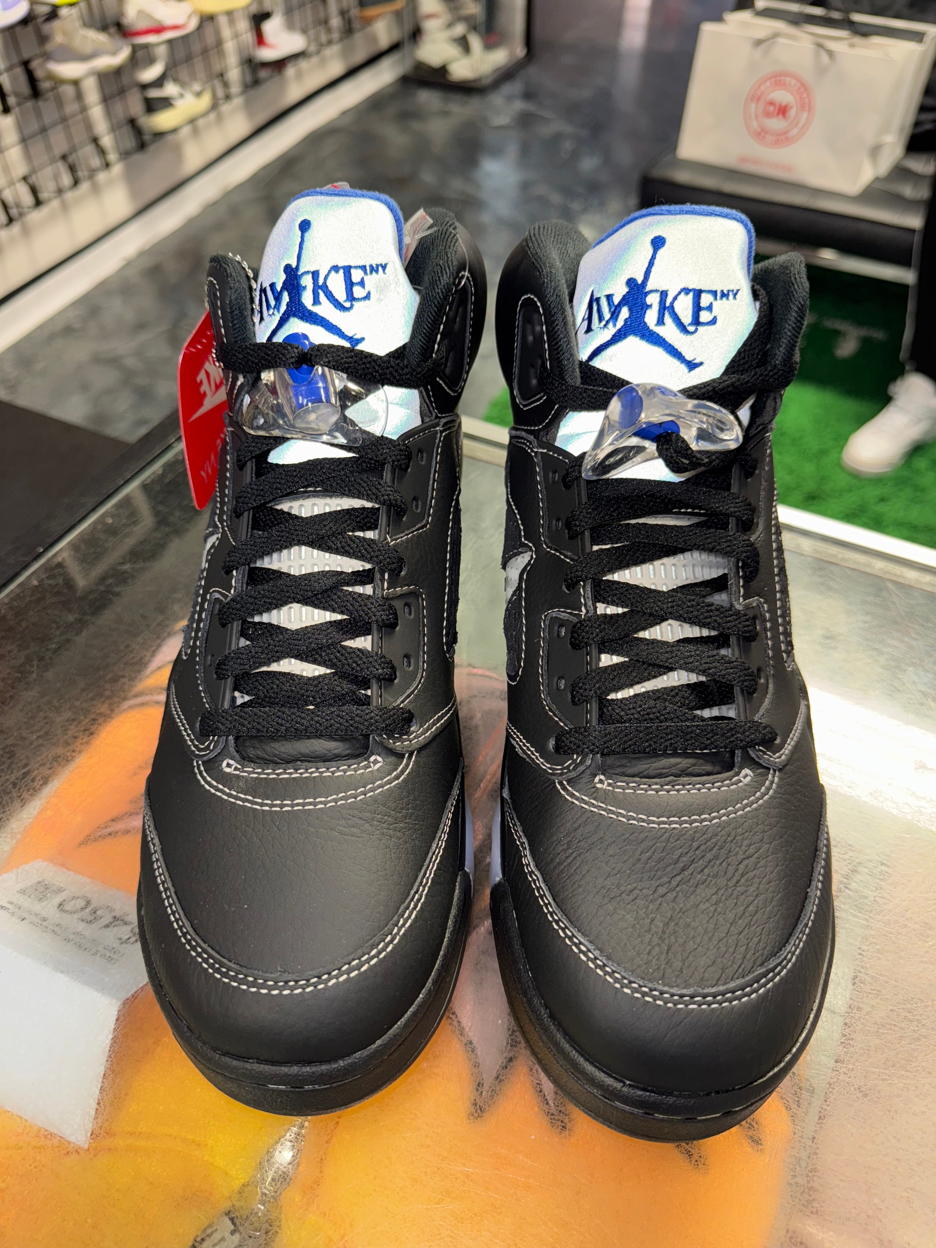 Size 9.5 Air Jordan 5 "Awake NY Black" Brand New
