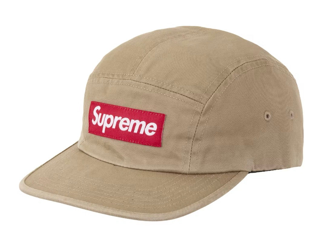 Size OS Supreme Chino Twill Camp Hat “Tan” Brand New