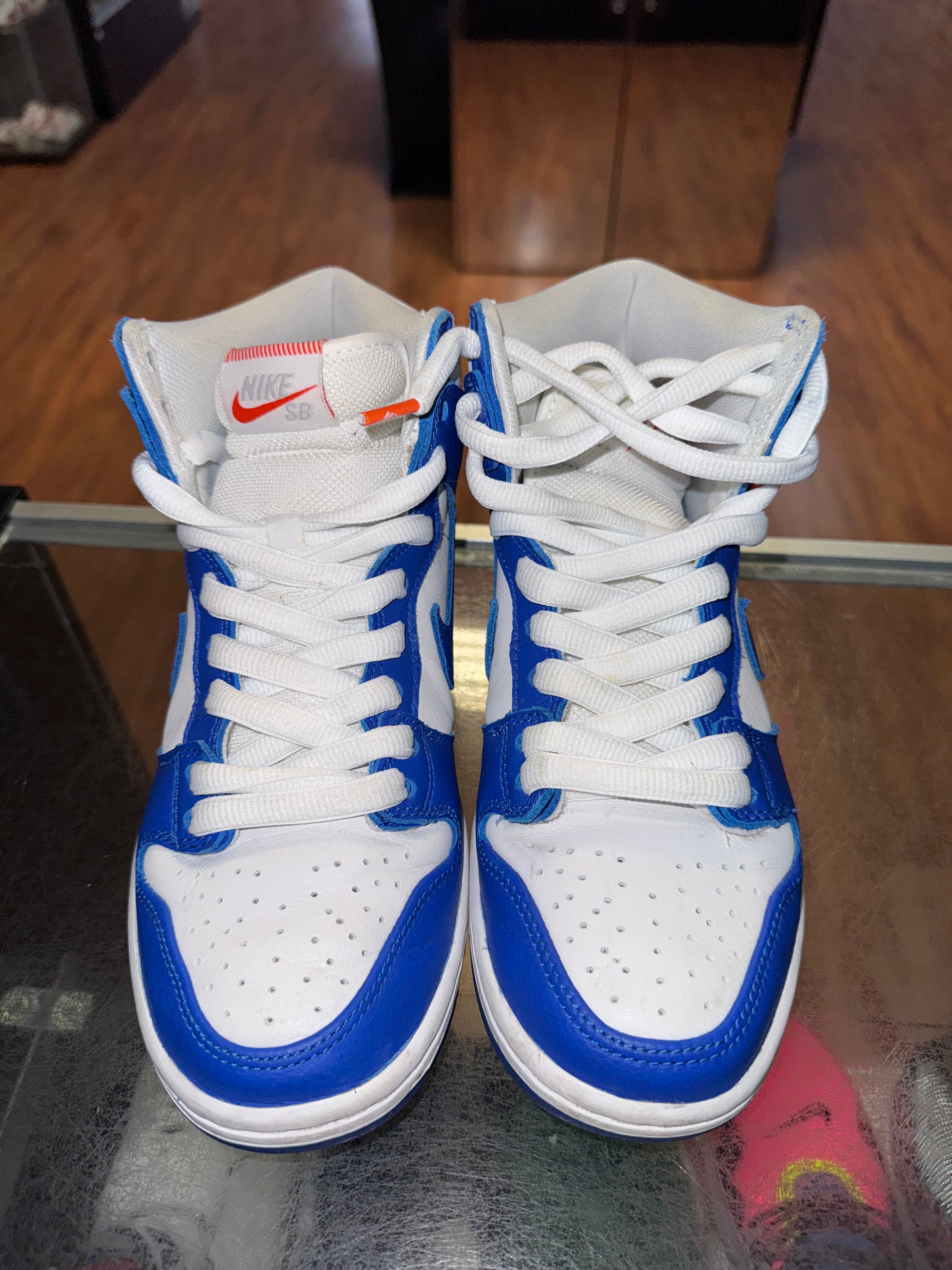 Size 6.5 Dunk High SB "Orange Label Blue"