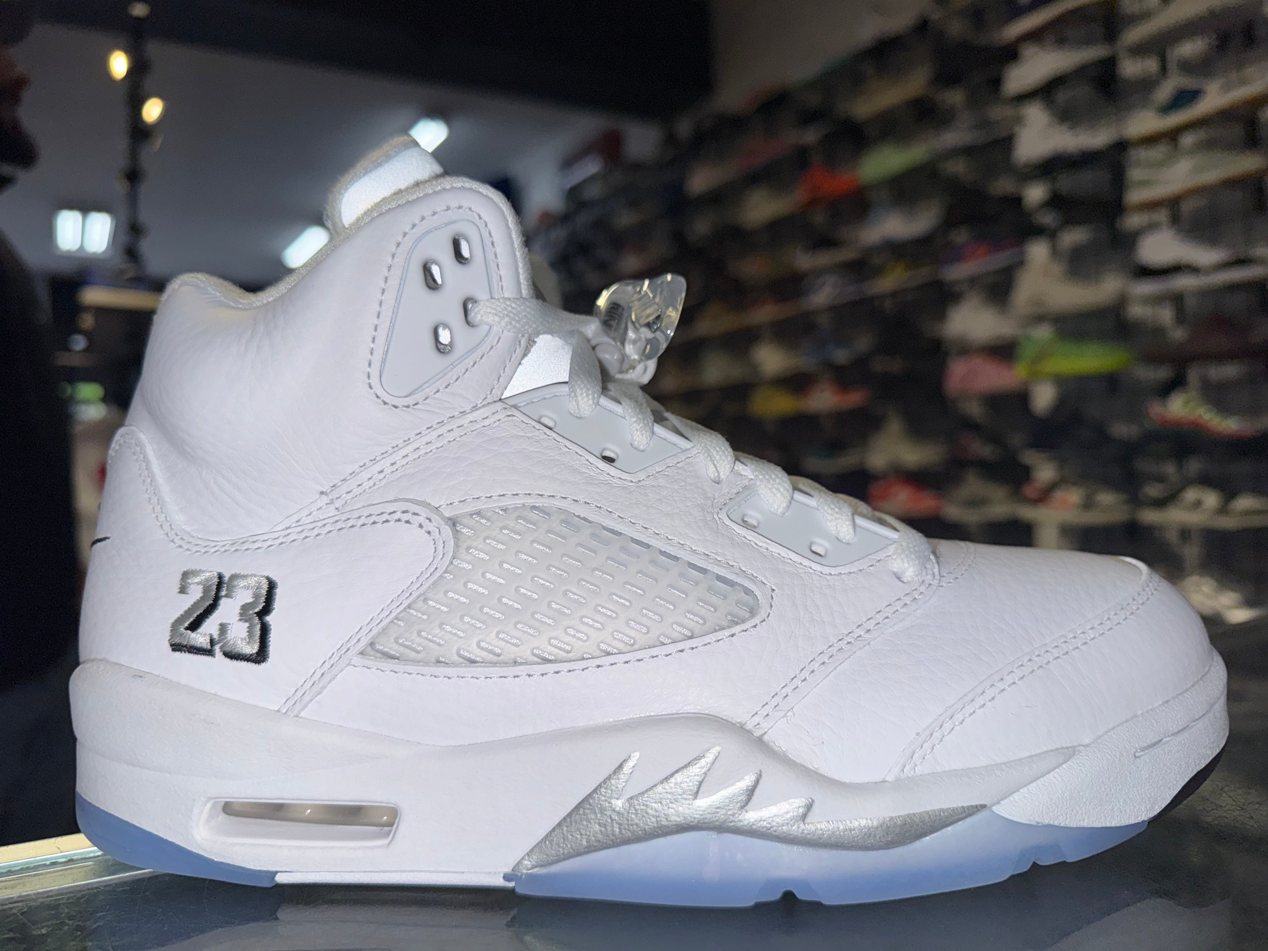 Size 9 Air Jordan 5 “White Metallic” 2026 Brand New