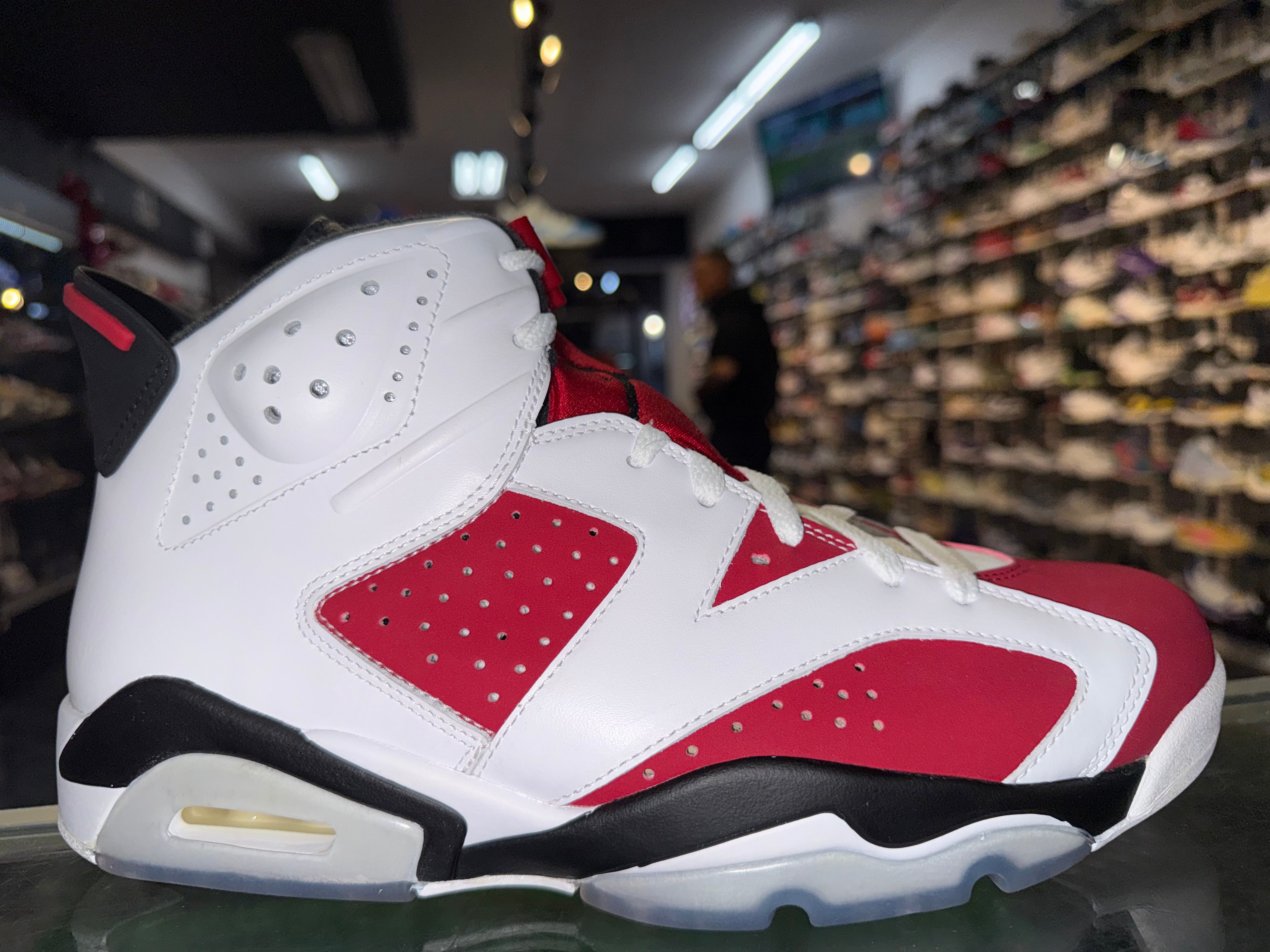 Size 9 Air Jordan 6 "Carmine" 2014 Brand New