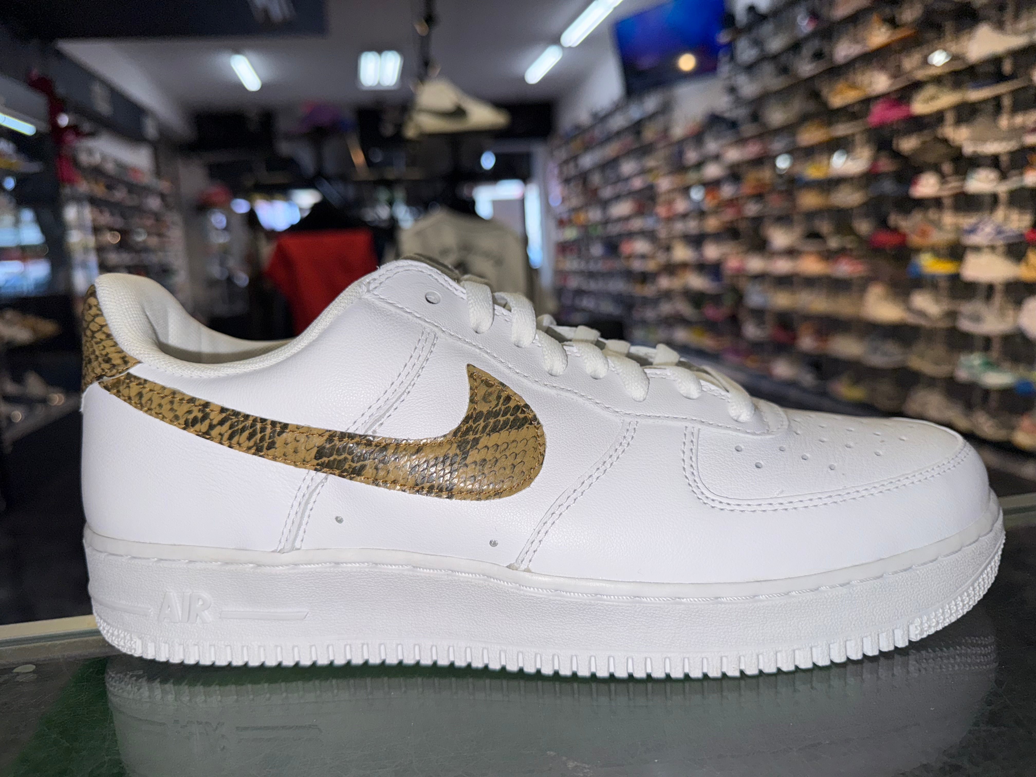 Size 11.5 Air Force 1 “Ivory Snake” Brand New