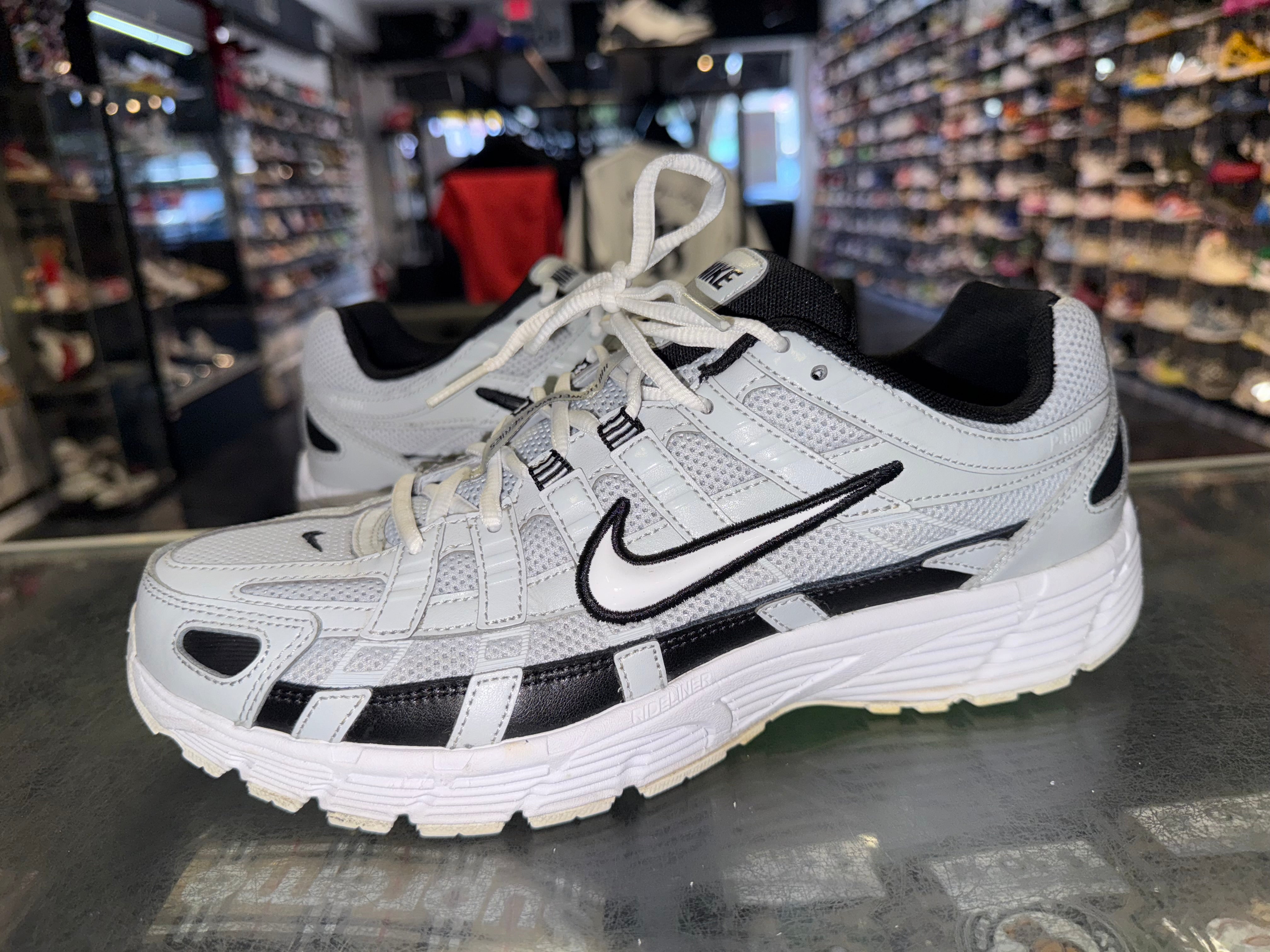 Size 10.5 Nike P-6000 "Black White"