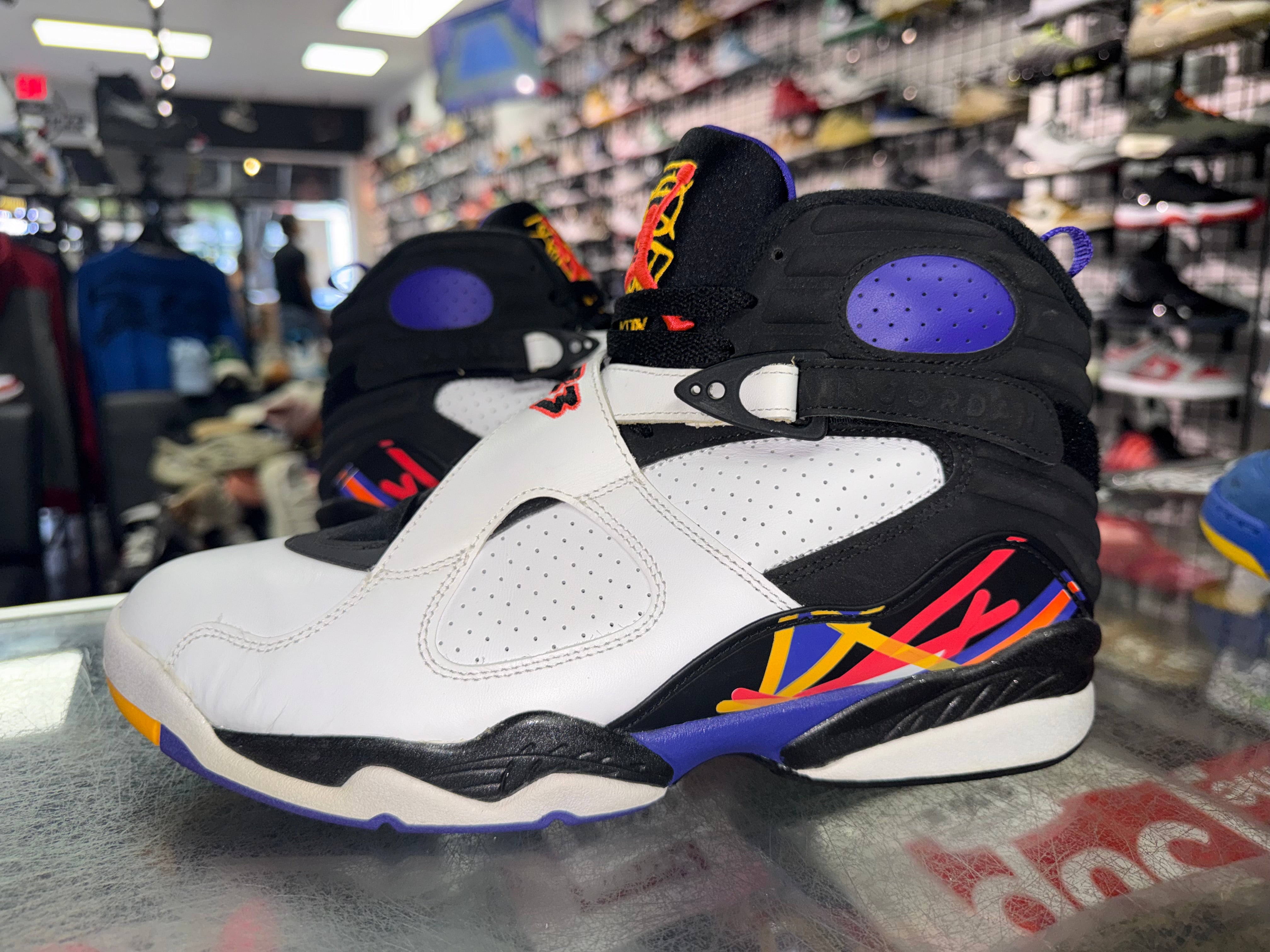 Size 10.5 Air Jordan 8 "3-Peat"