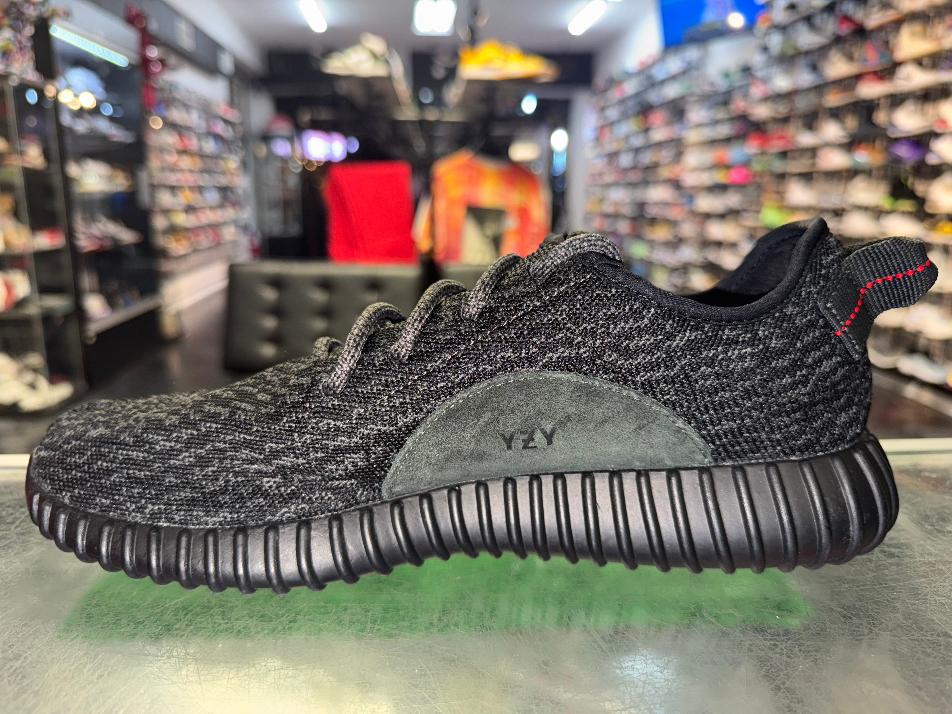 Size 9.5 Yeezy Boost 350 "Pirate Black" 2016