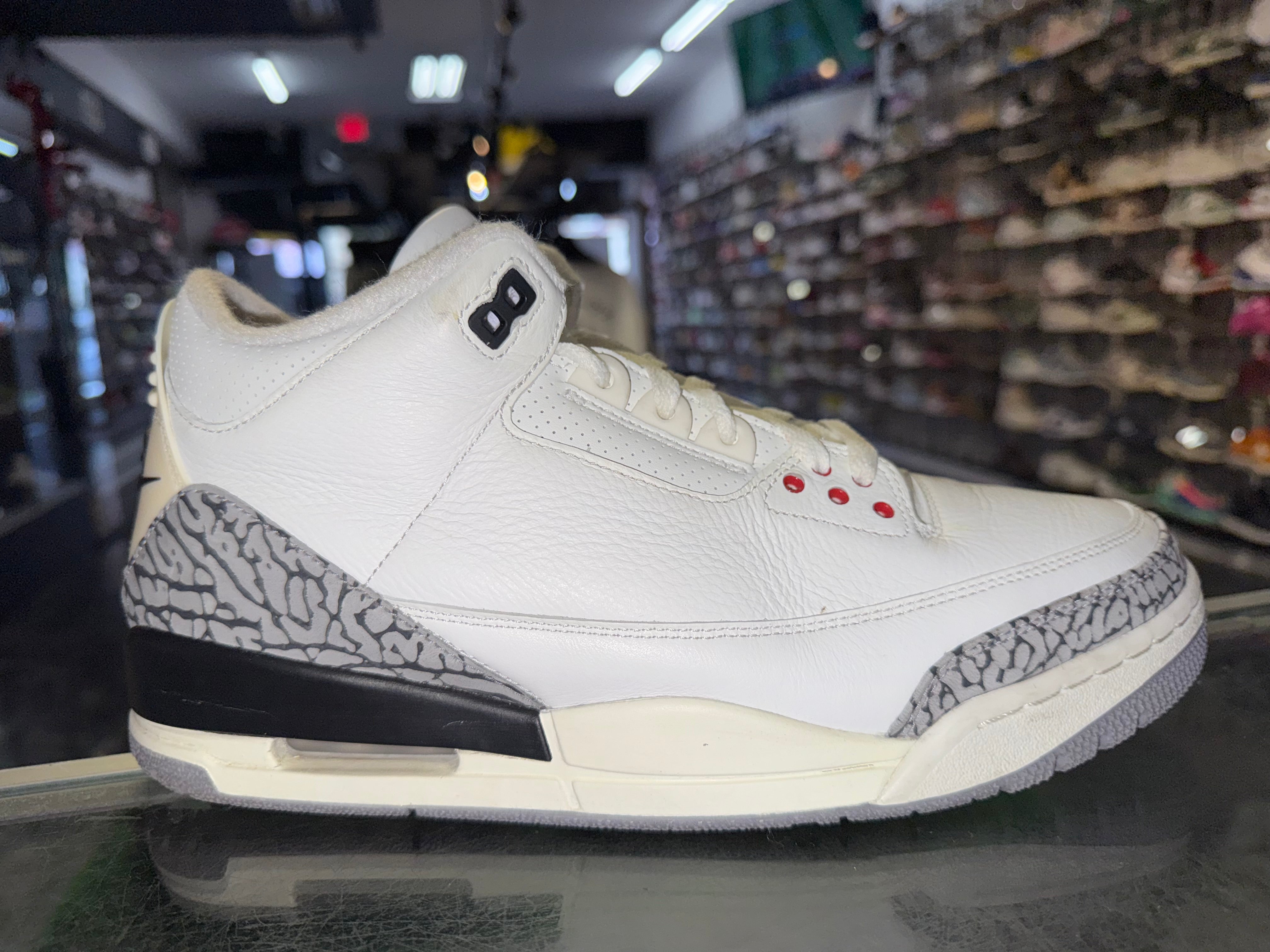 Size 10 Air Jordan 3 Reimagined "White Cement"