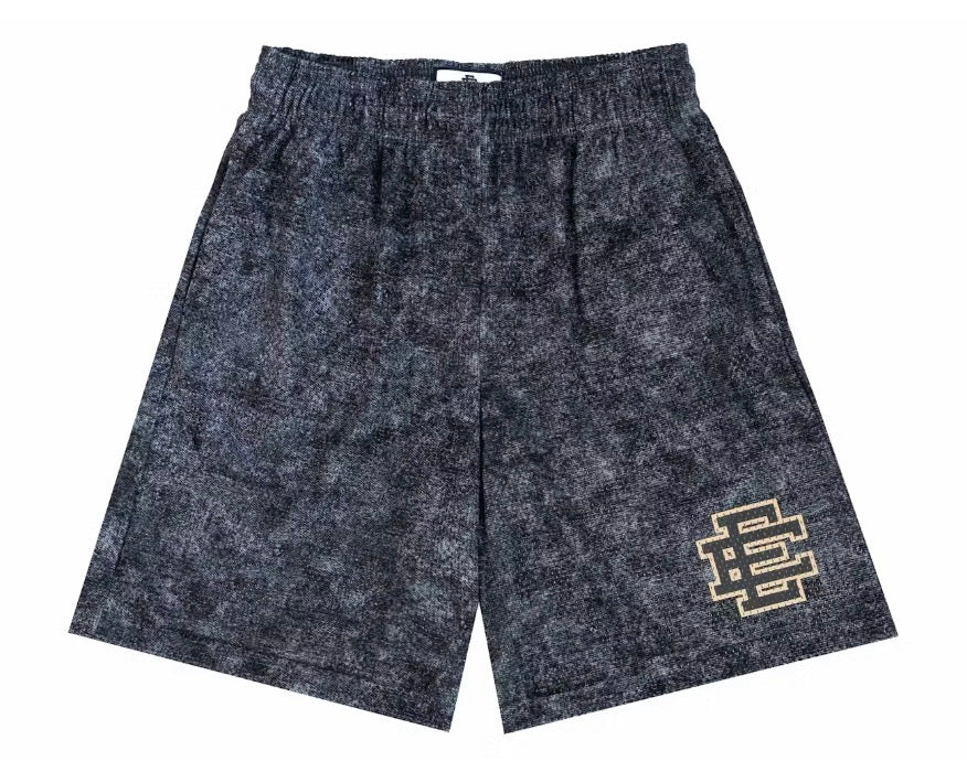 Size S Eric Emanuel Baggy EE Shorts “Dark Denim” Brand New