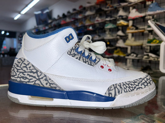 Size 6.5Y Air Jordan 3 "True Blue" (MAMO)