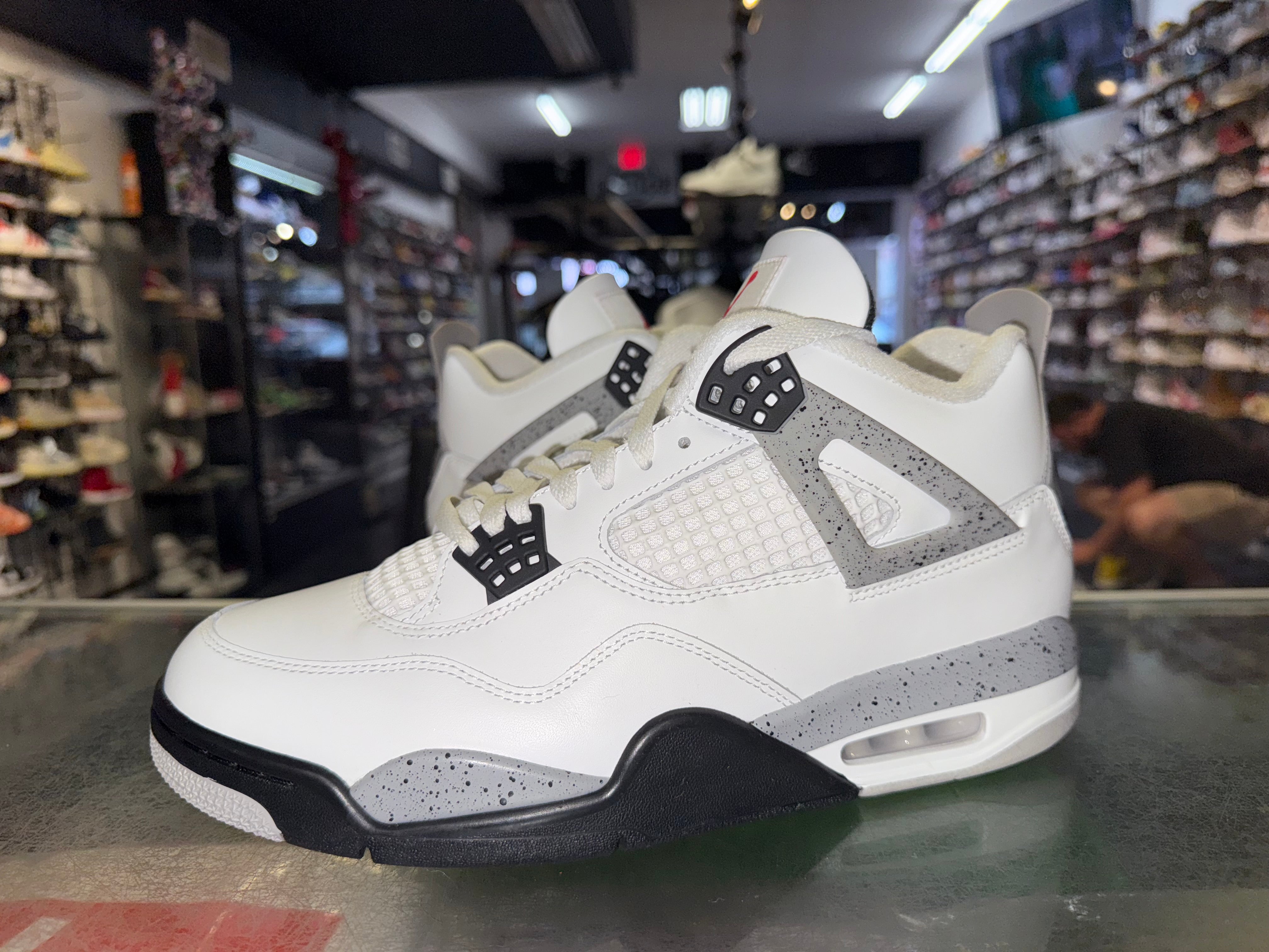 Size 10 Air Jordan 4 "White Cement"