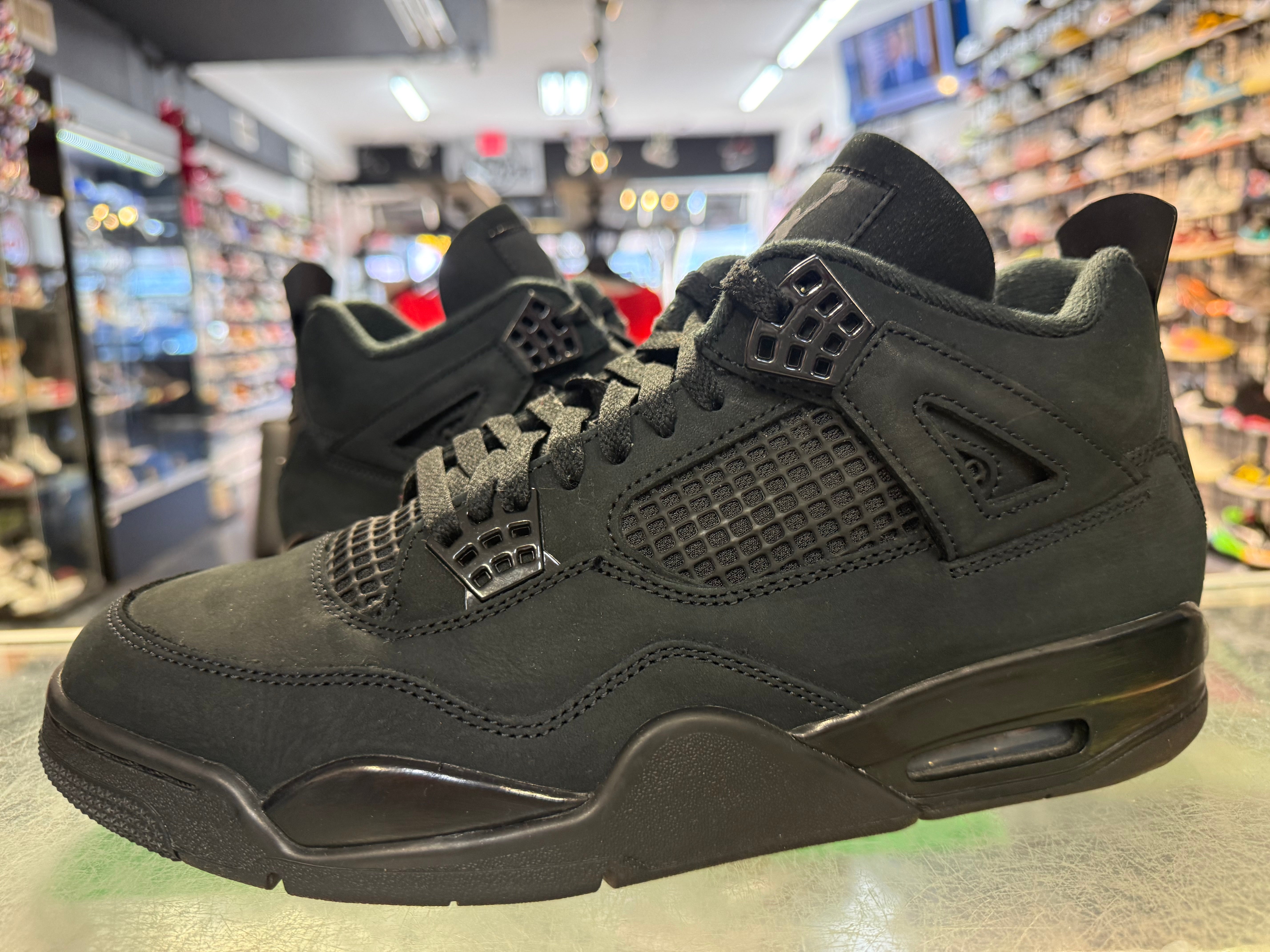 Size 11.5 Air Jordan 4 “Black Cat” 2025