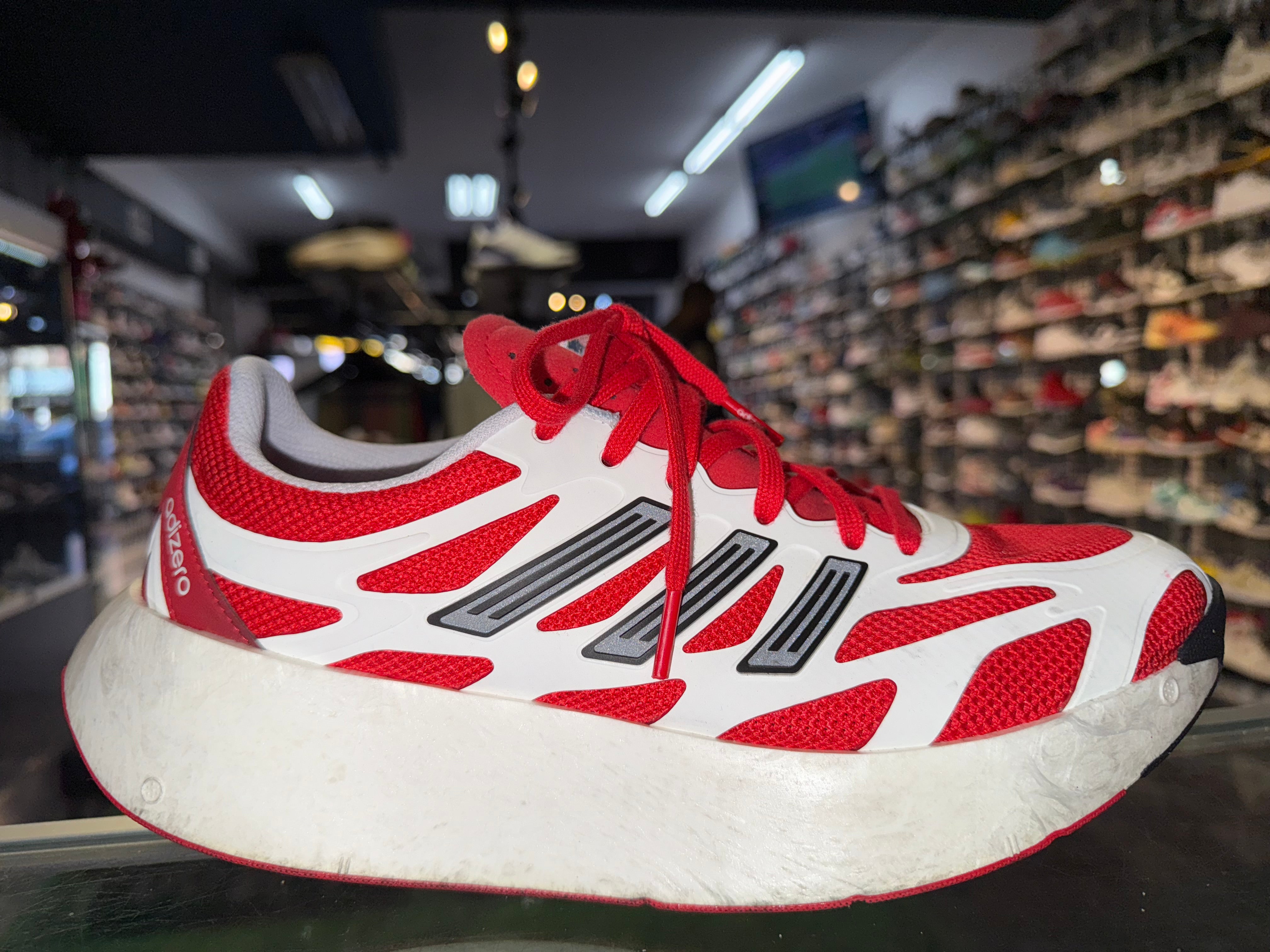 Size 9.5 Adidas Adizero Aruku "White Pure Ruby"