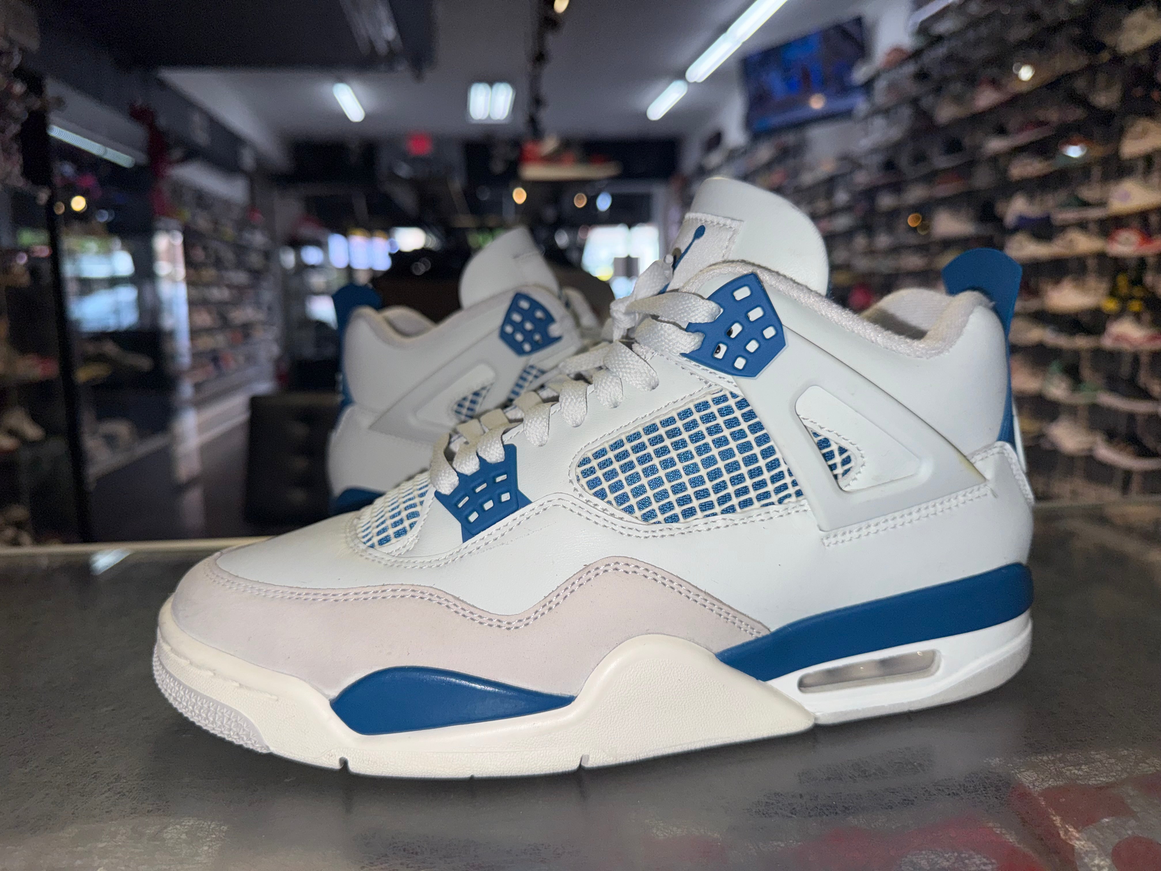 Size 10.5 Air Jordan 4 “Military Blue”