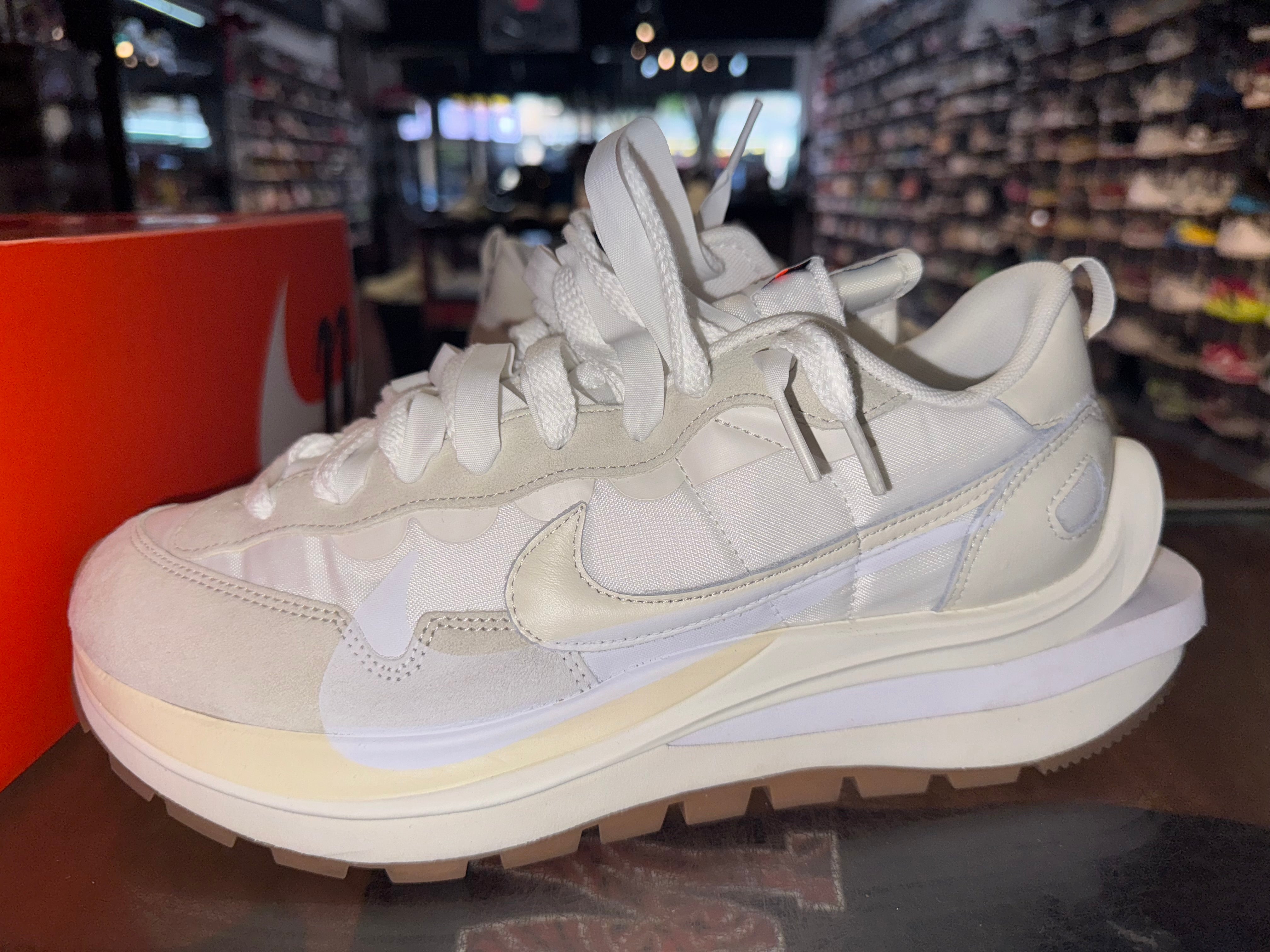 Size 10 Vaporwaffle Sacai "Sail Gum" Worn 1x