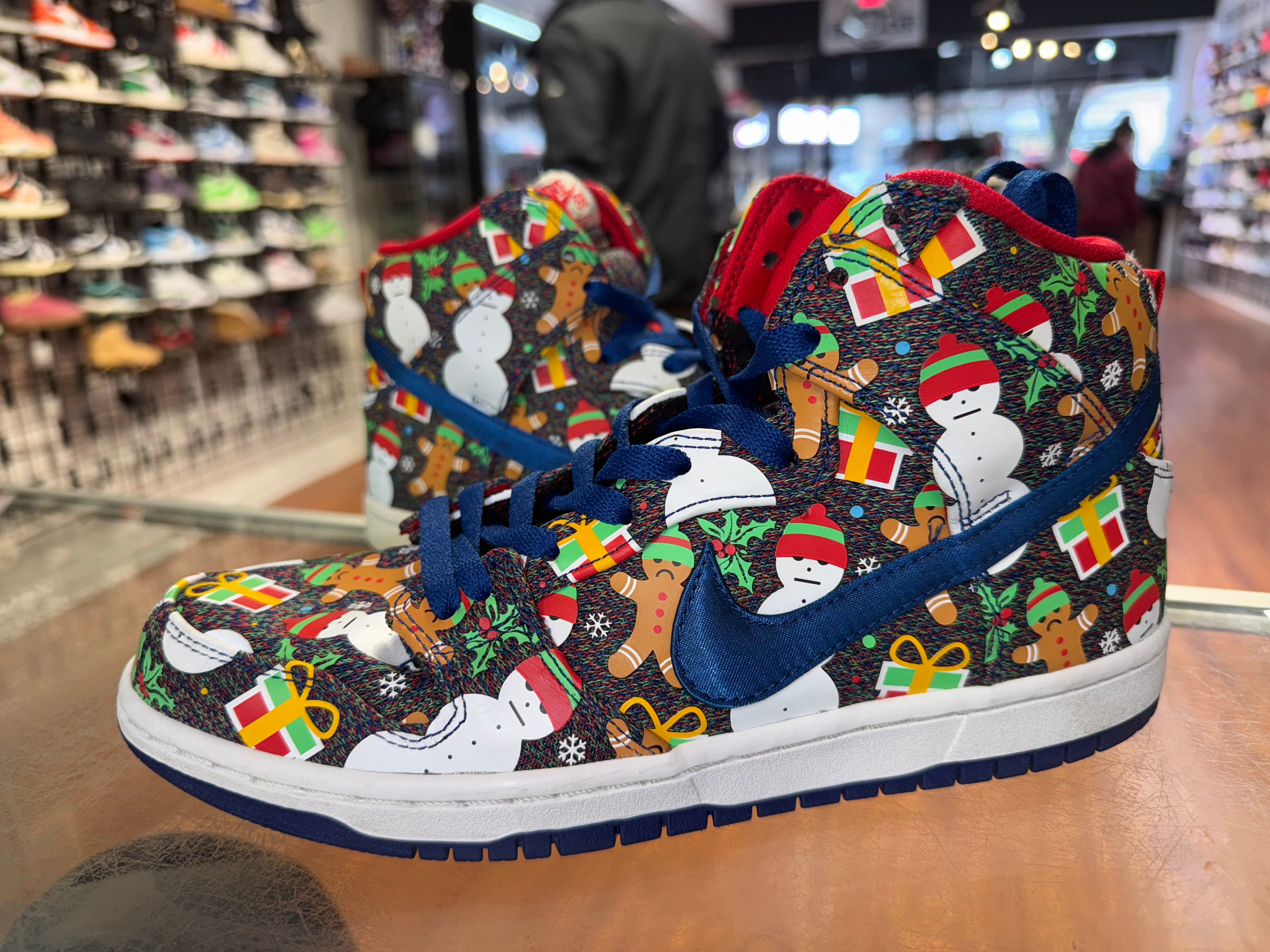 Size 8 Dunk High SB “Ugly Sweater”