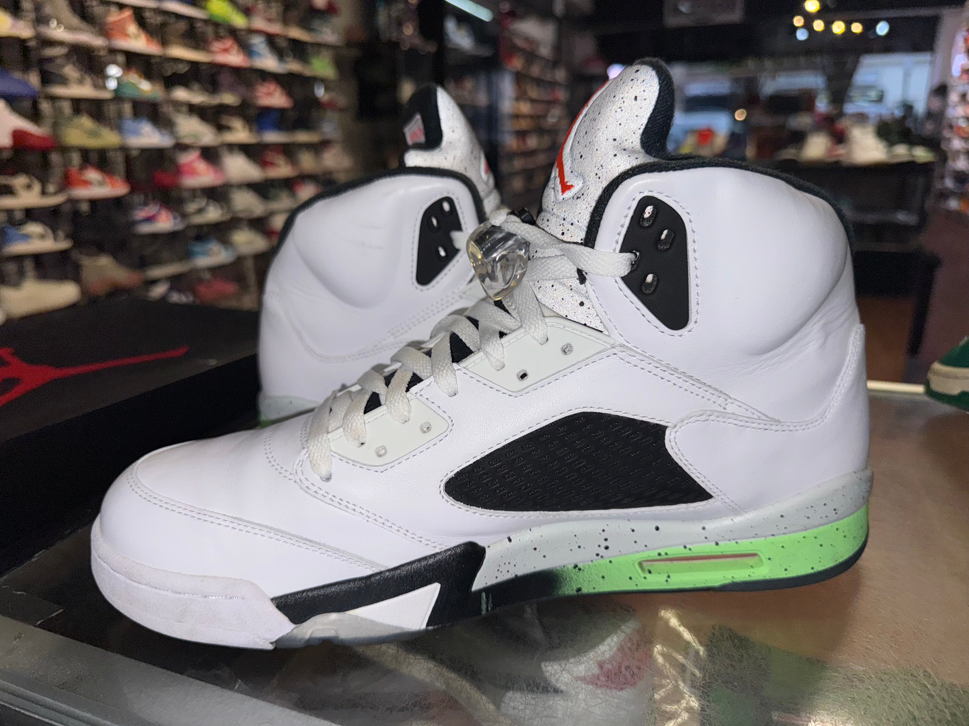 Size 13 Air Jordan 5 "Poison Green"