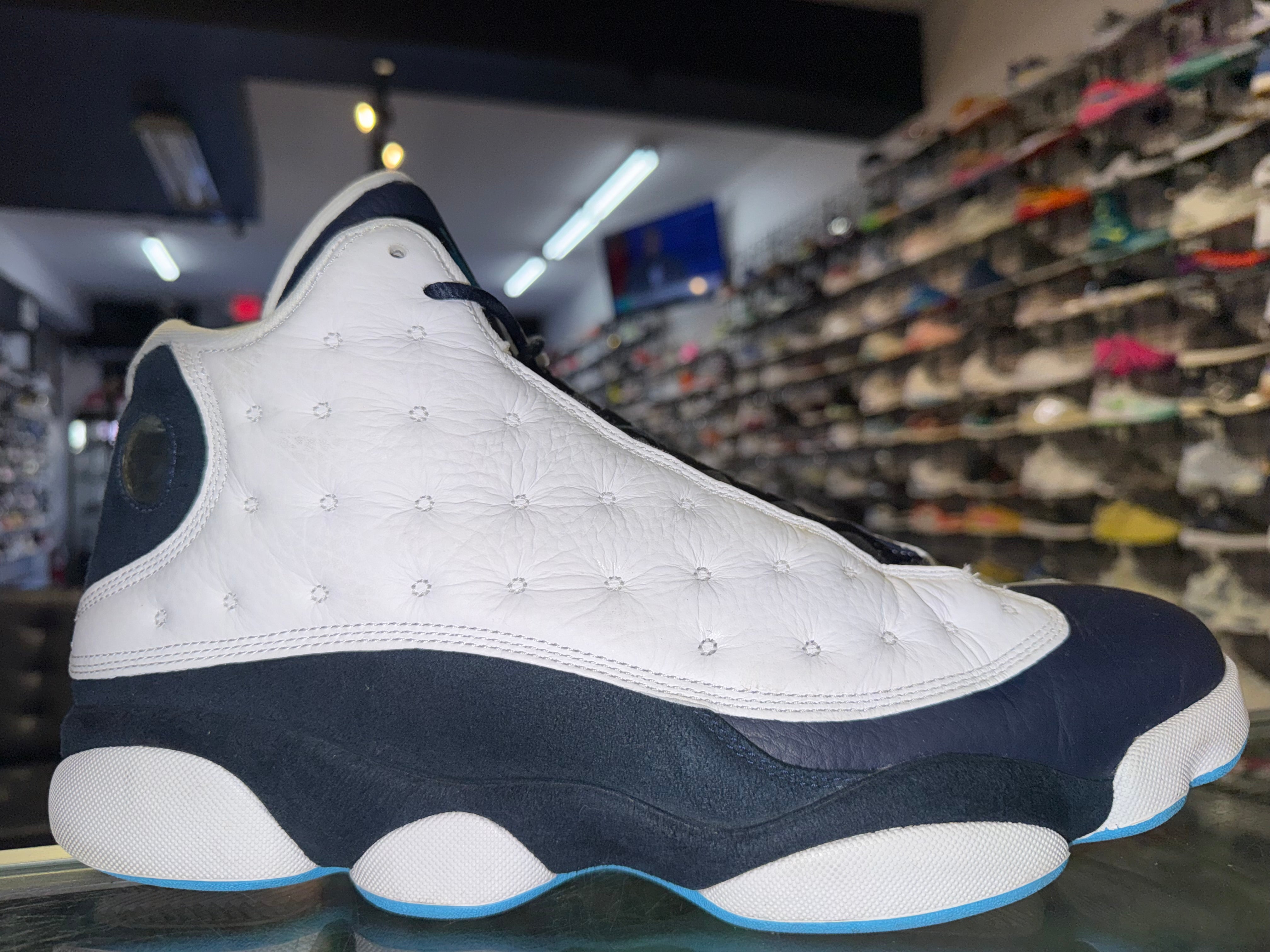 Size 14 Air Jordan 13 "Obsidian Powder Blue"