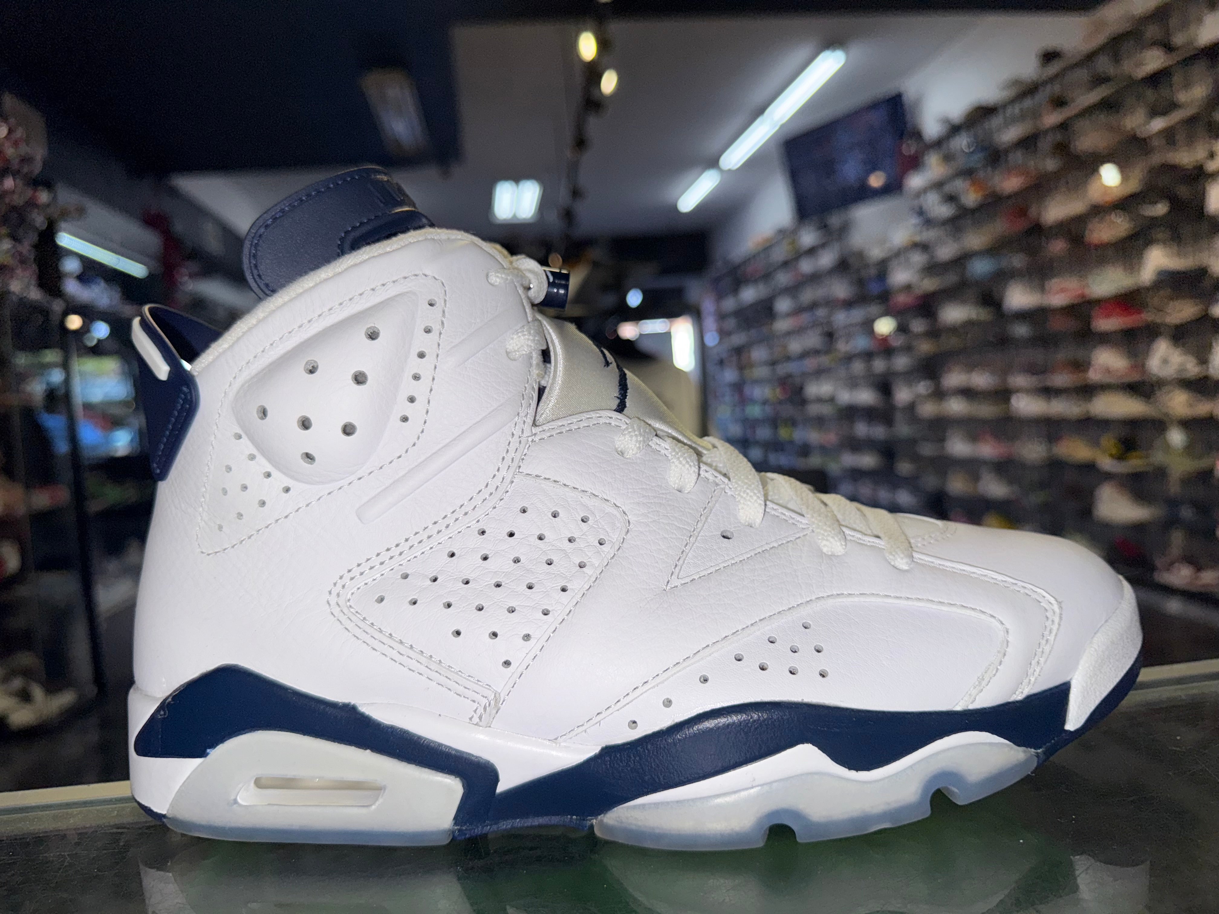 Size 10.5 Air Jordan 6 "Midnight Navy"