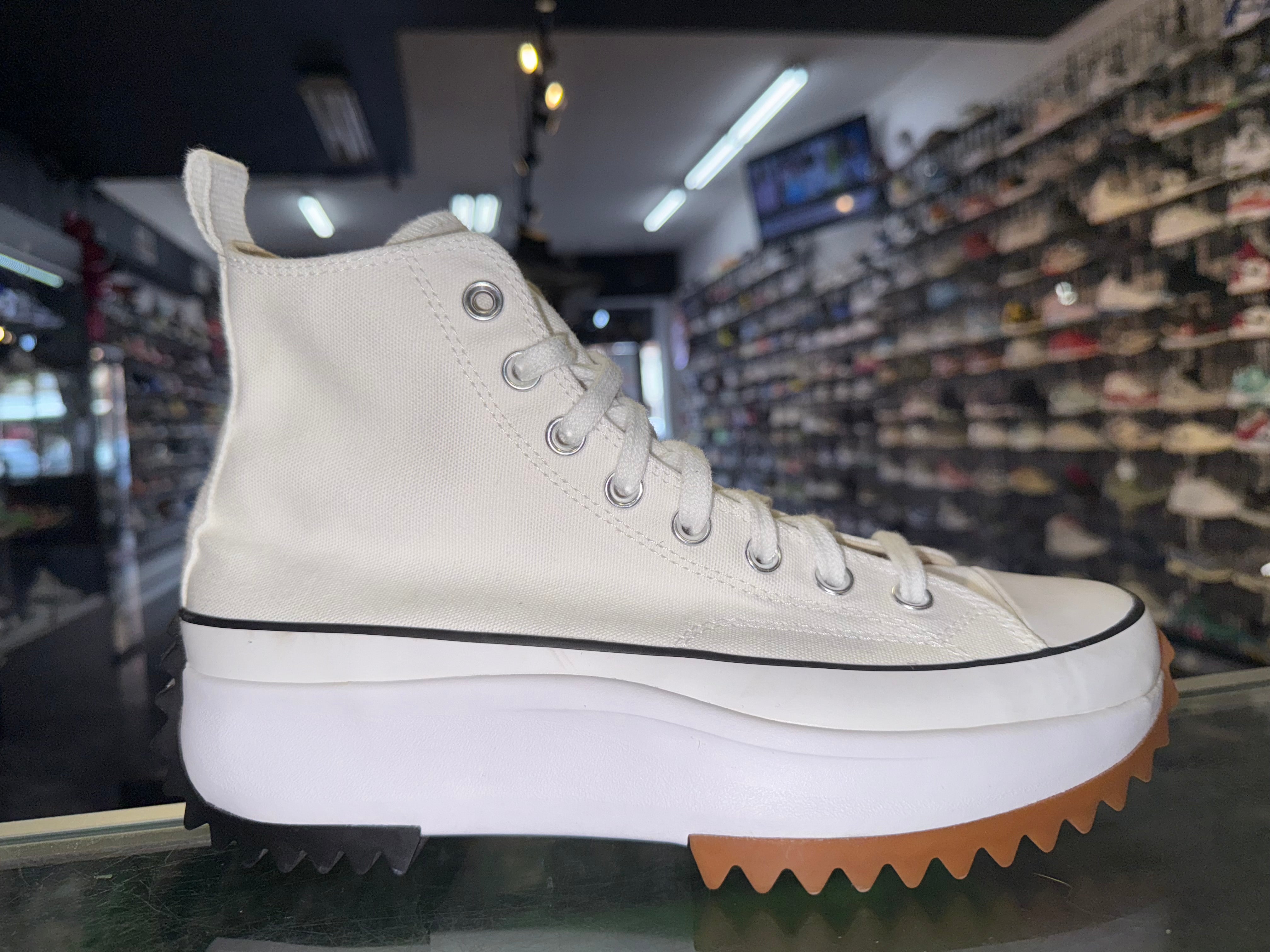 Size 8 (9.5W) Converse Run Star Hi “White”