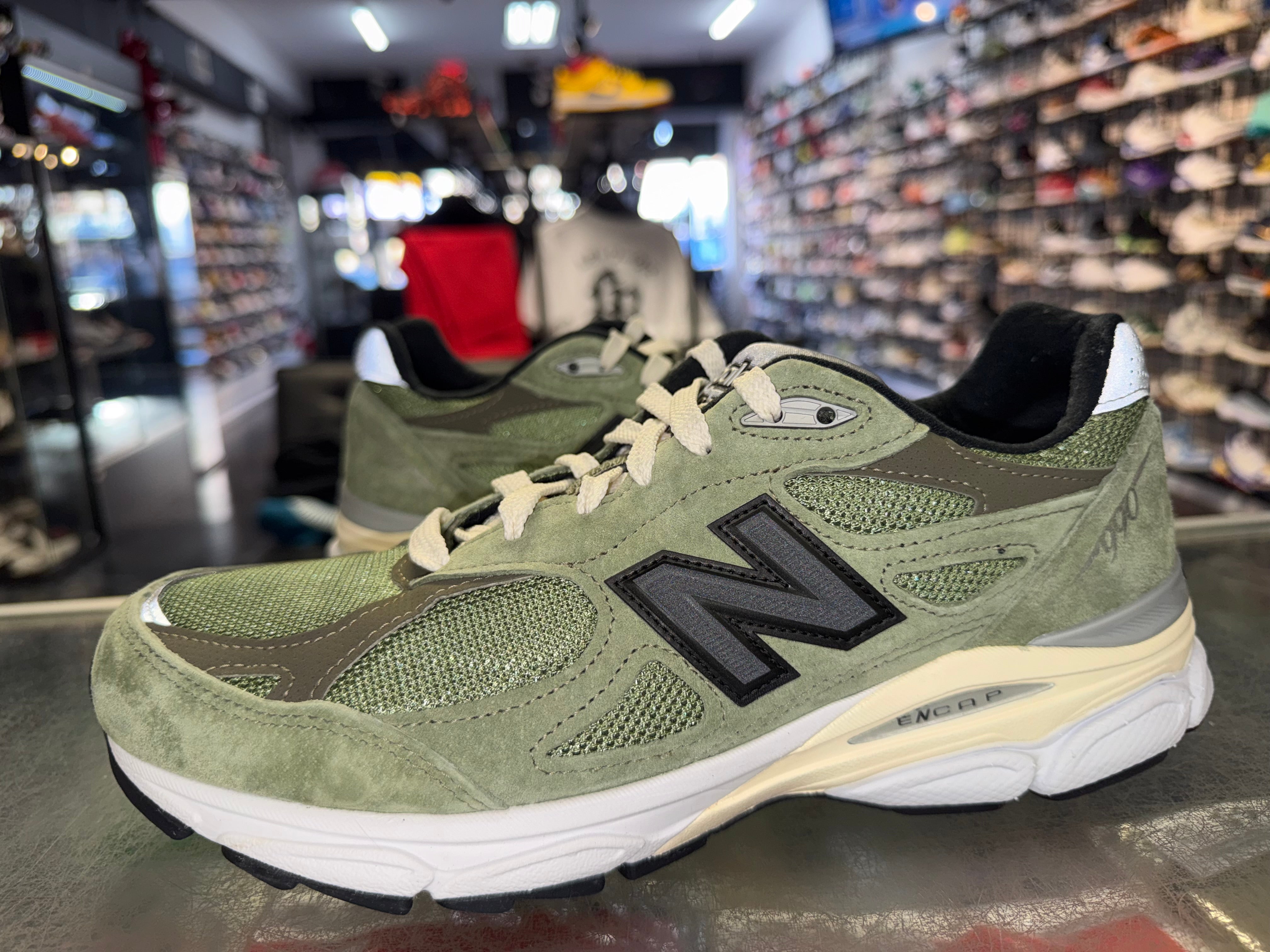 Size 9 New Balance 990v3 JJJJound "Olive"