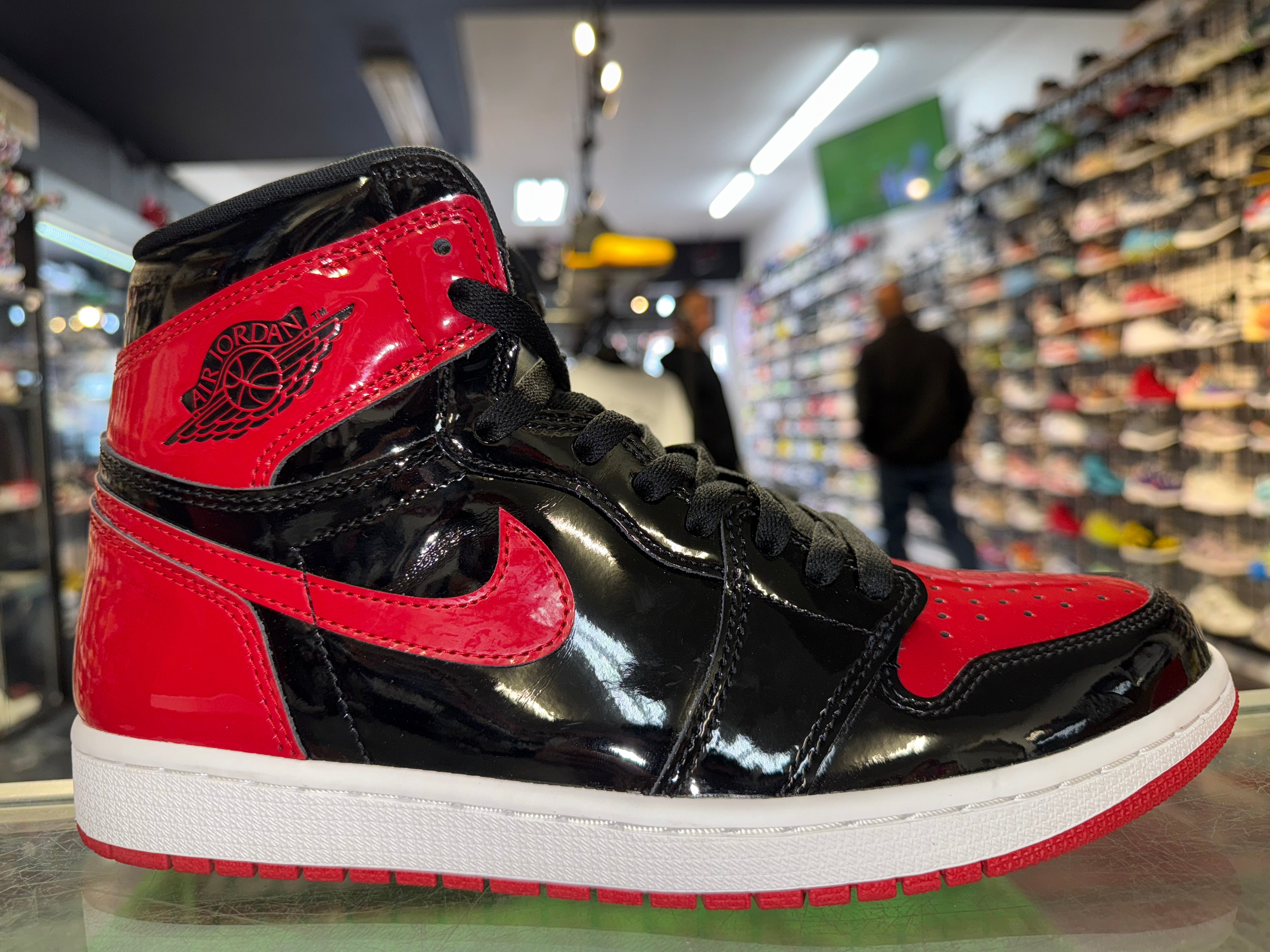 Size 9.5 Air Jordan 1 "Patent Bred"