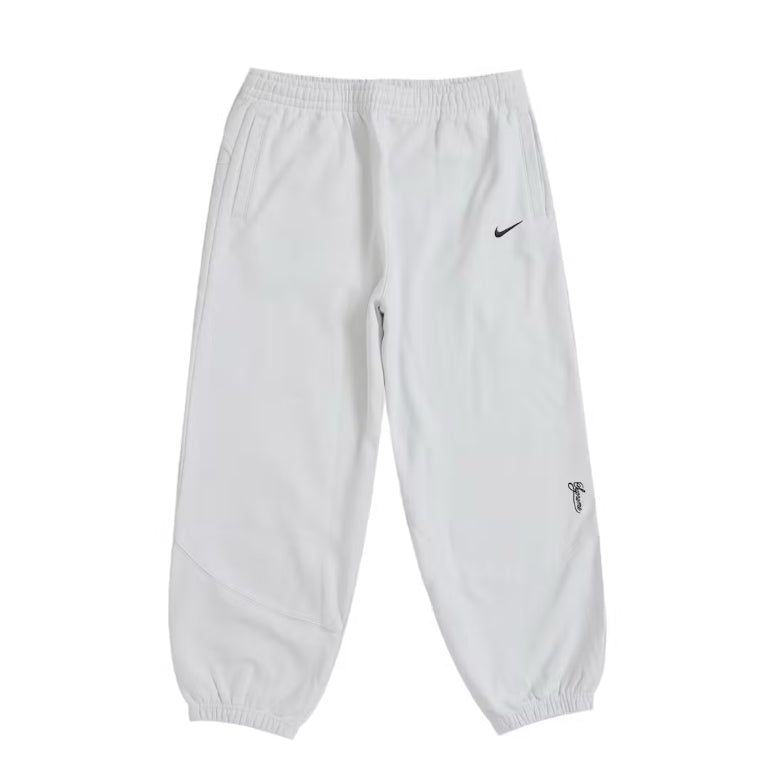 Size M Supreme x Nike Sweatpants SS25 “White” Brand New
