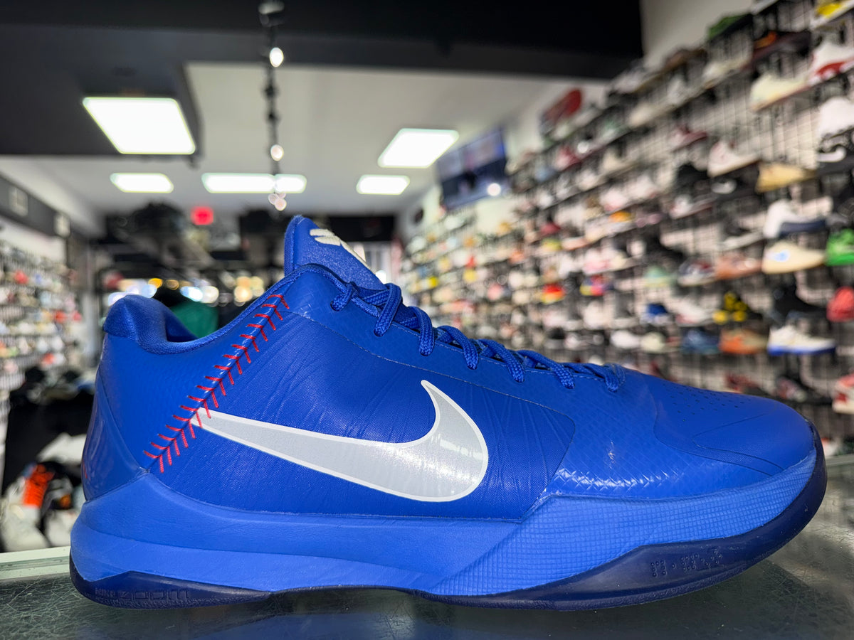 Nike Kobe 5 Protro Dodgers sneaker, pre-owned, size 10