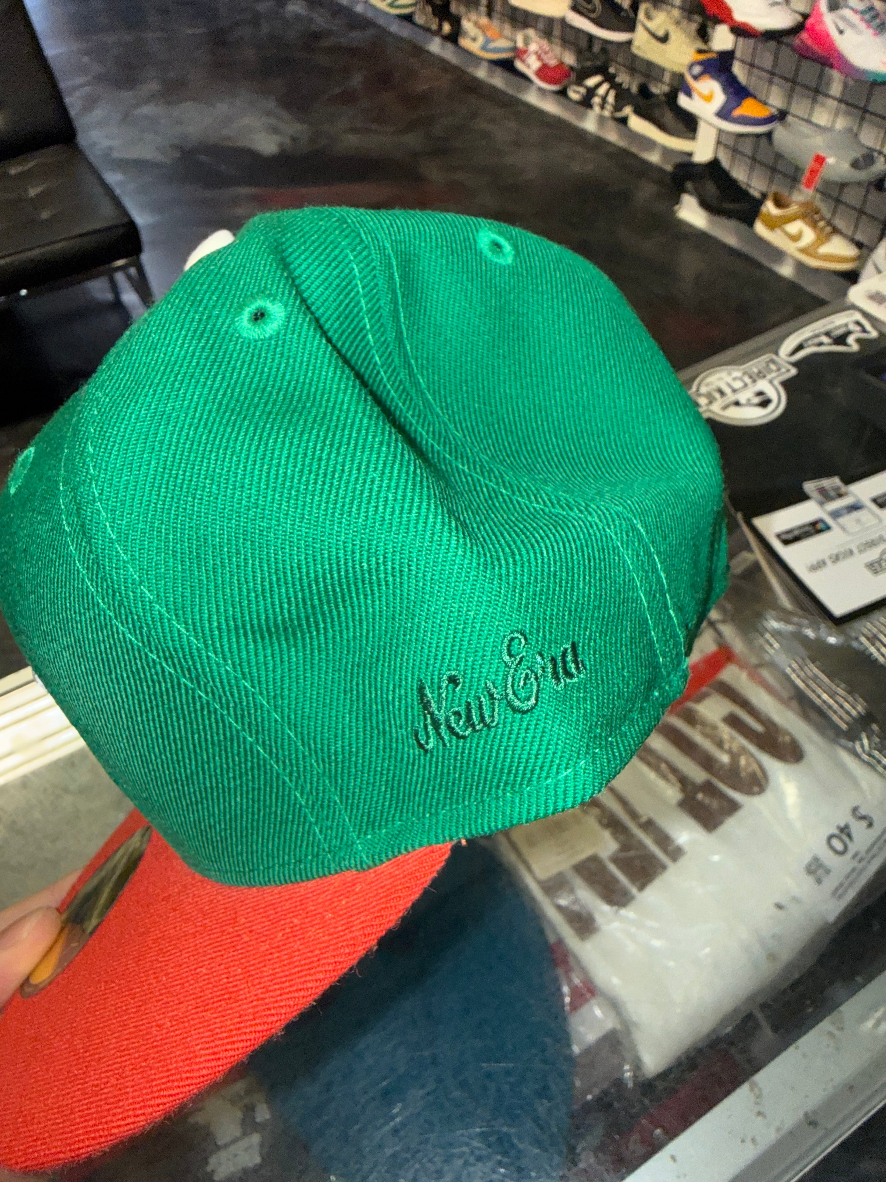 Size 7 1/8 Essentials FOG New Era Fitted Hat “Green” Brand New