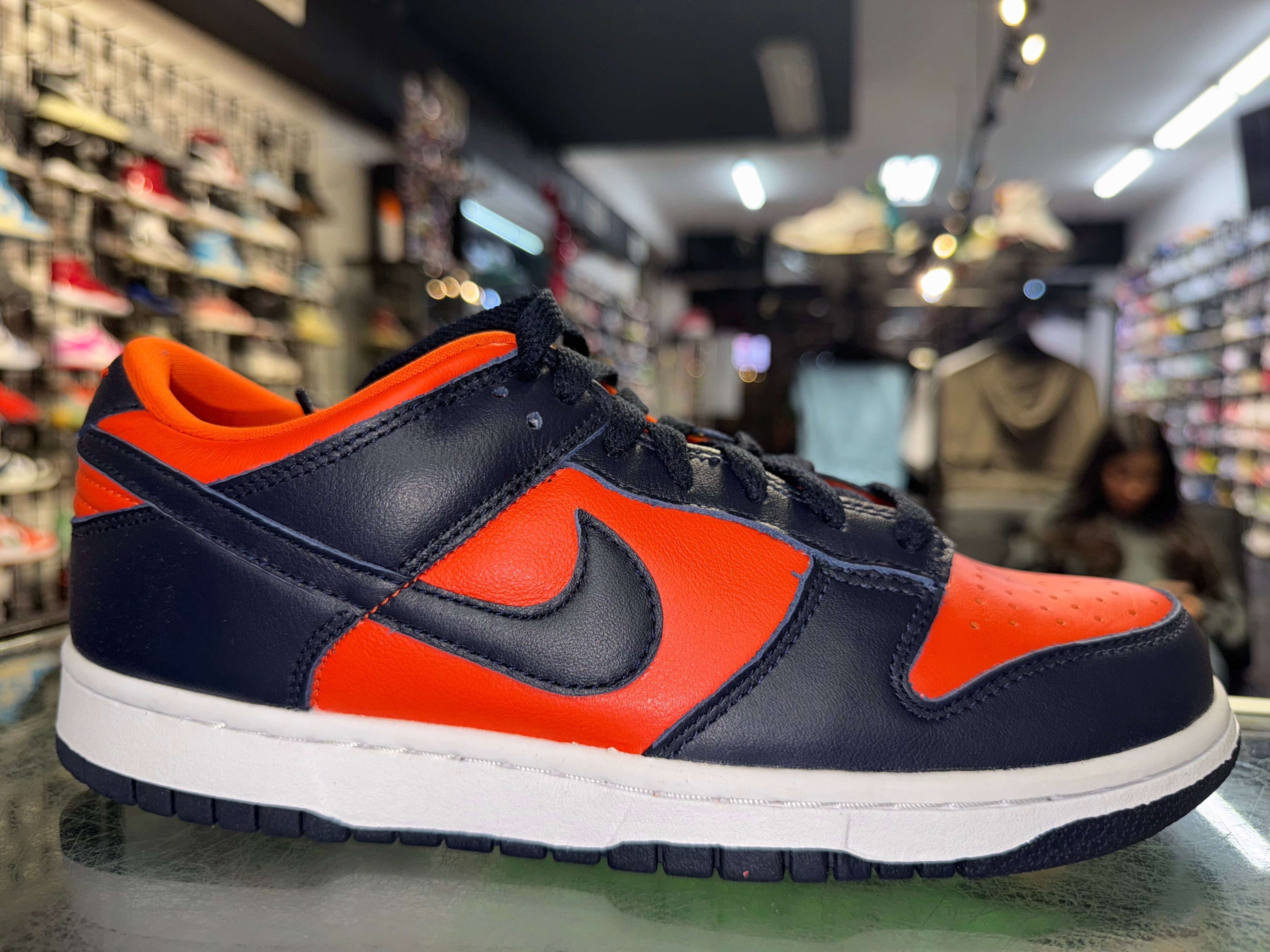 Size 7.5 Dunk Low Champ Colors "University Orange" Brand New