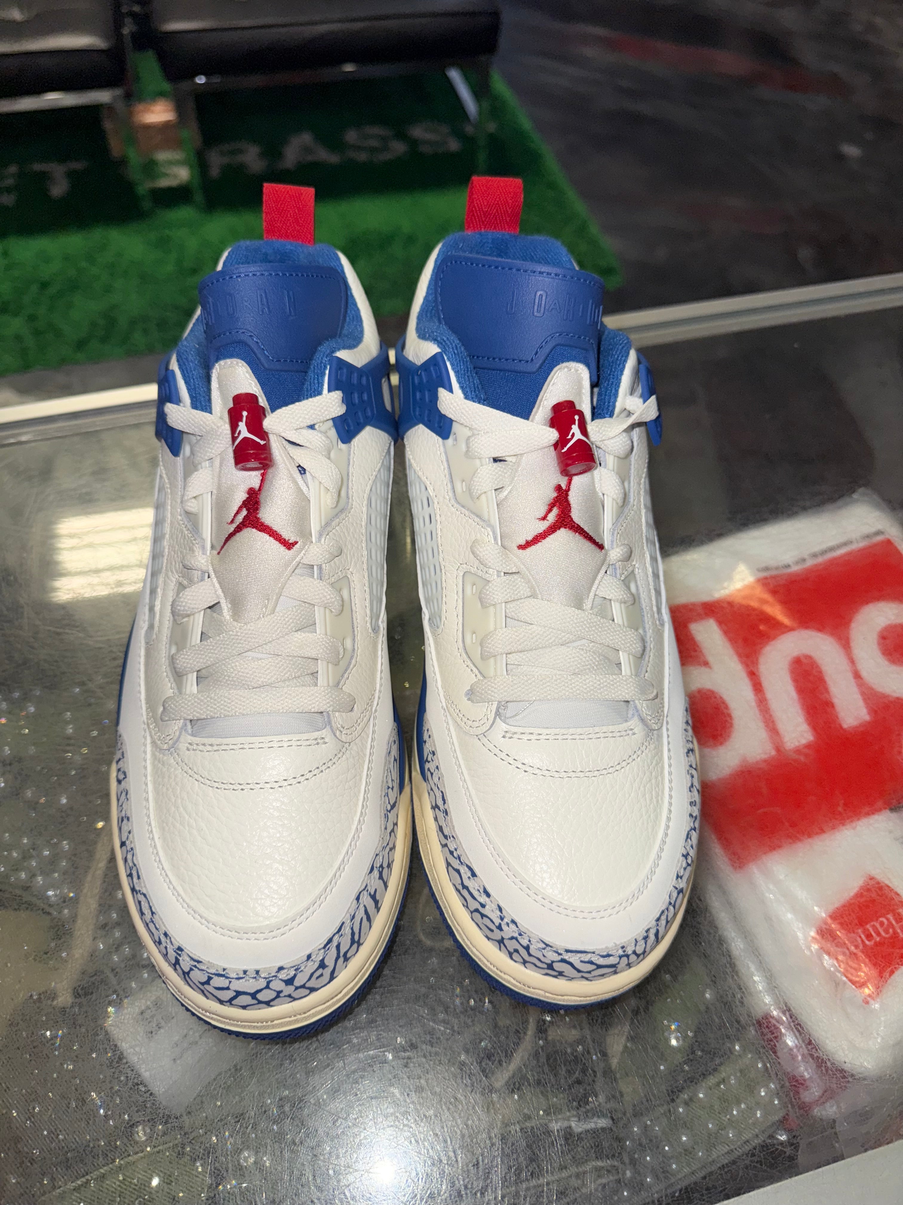 Size 10 Jordan Spizike Low “Storm Blue” Brand New