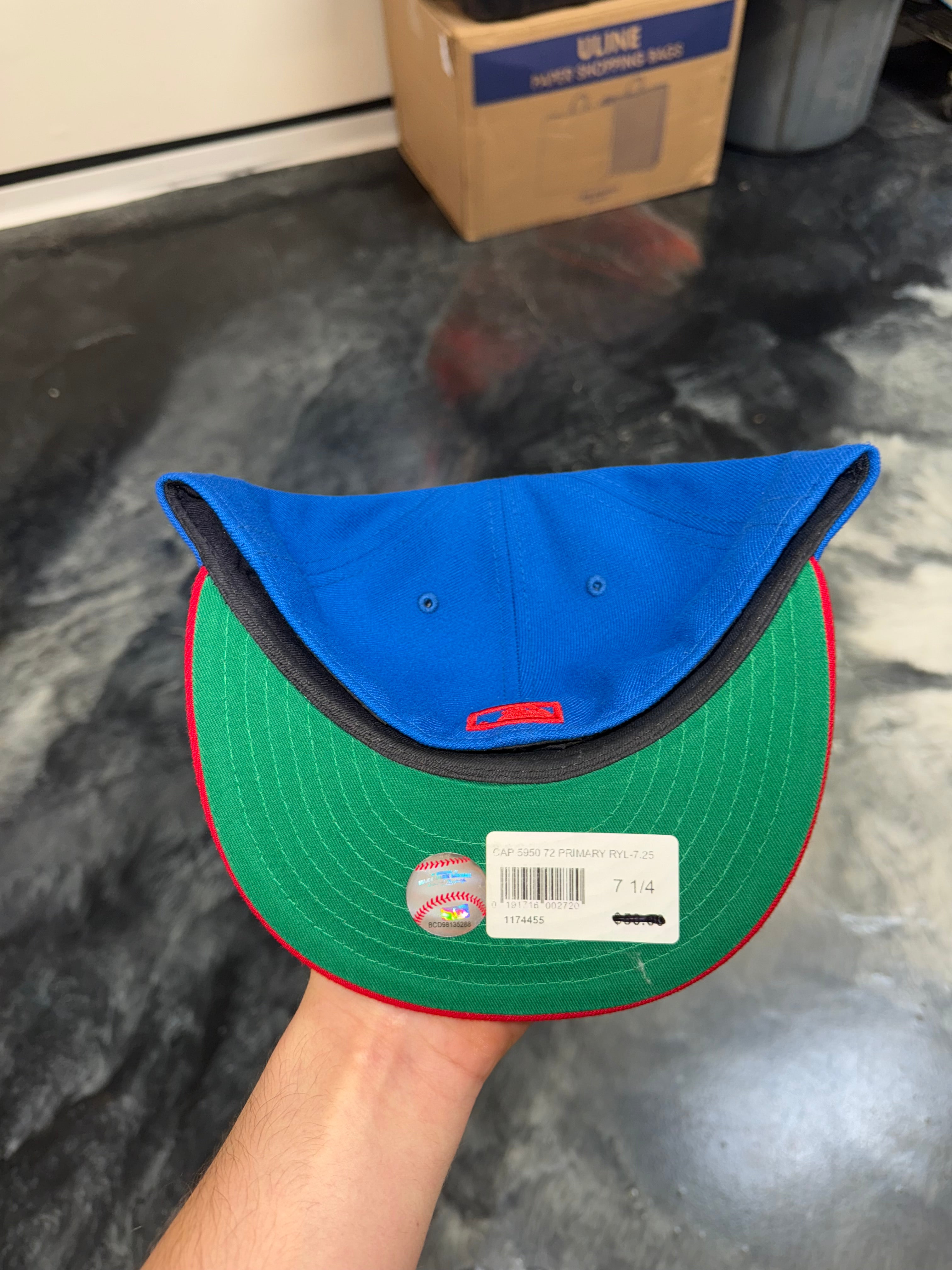 Size 7 1/4 New Era Fitted Hat “Rangers” Brand New