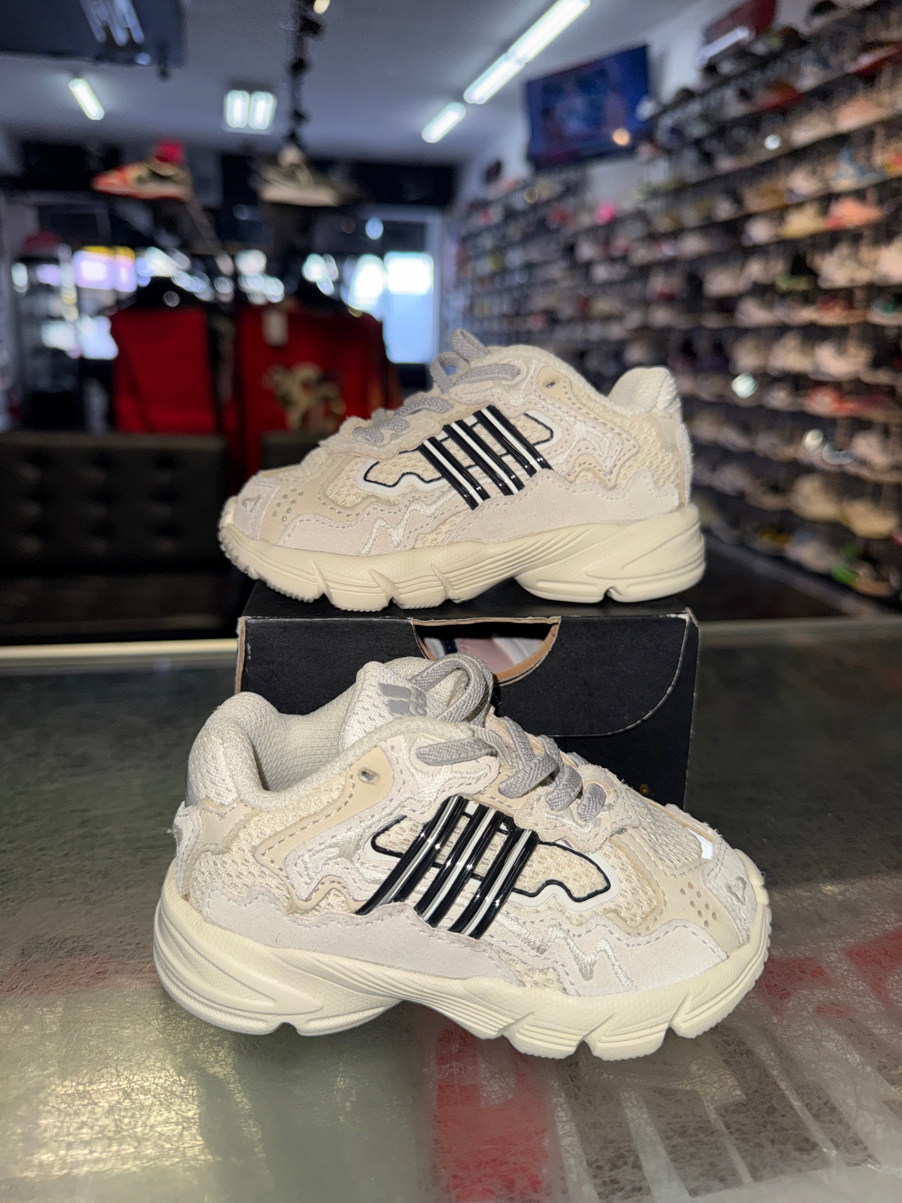 Size 5c Adidas Response CL Bad Bunny "White" (TD) Brand New