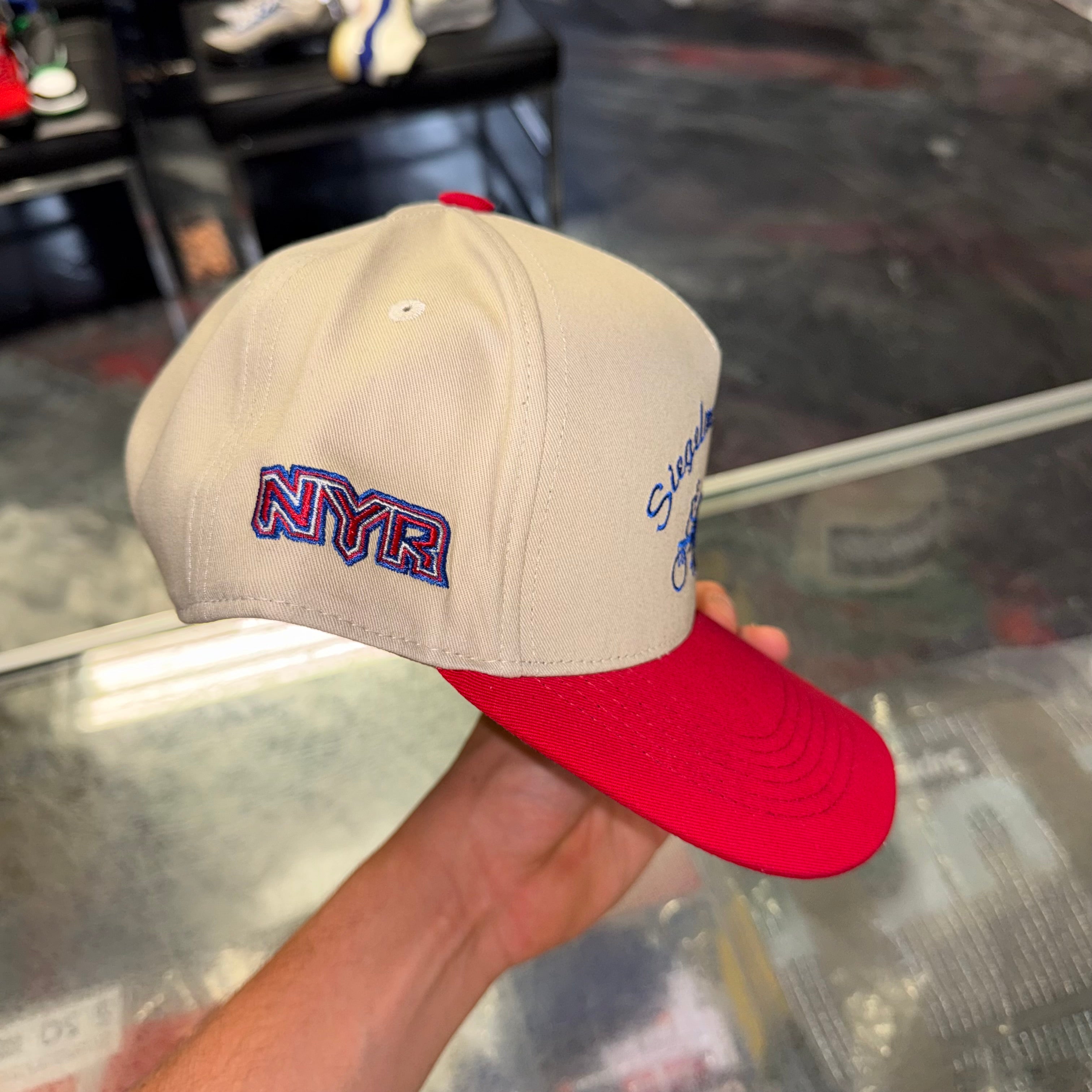 Size OS Siegelman Stable SnapBack Hat “NY Rangers” Brand New