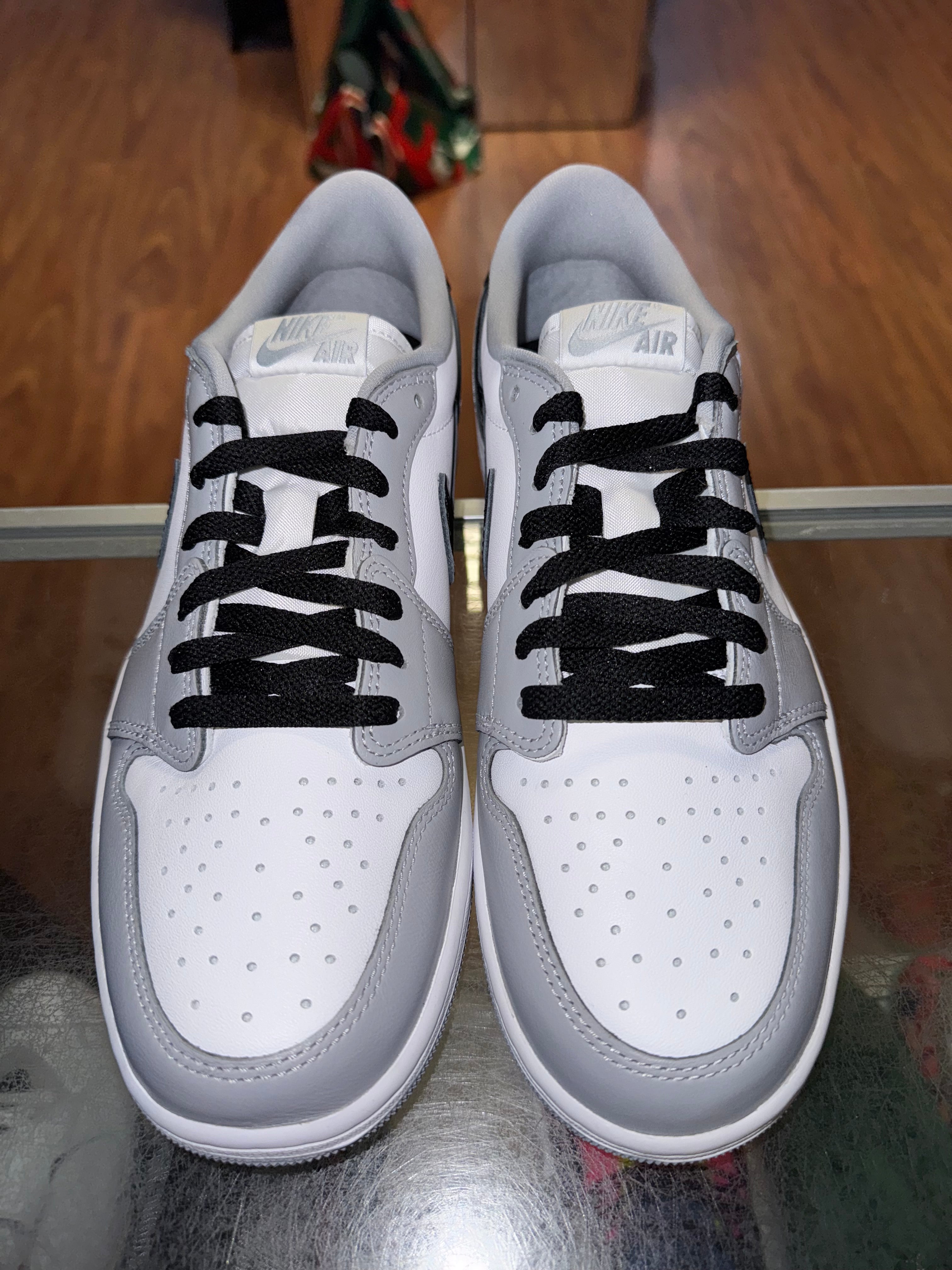 Size 10 Air Jordan 1 Low "Light Smoke Grey" Brand New