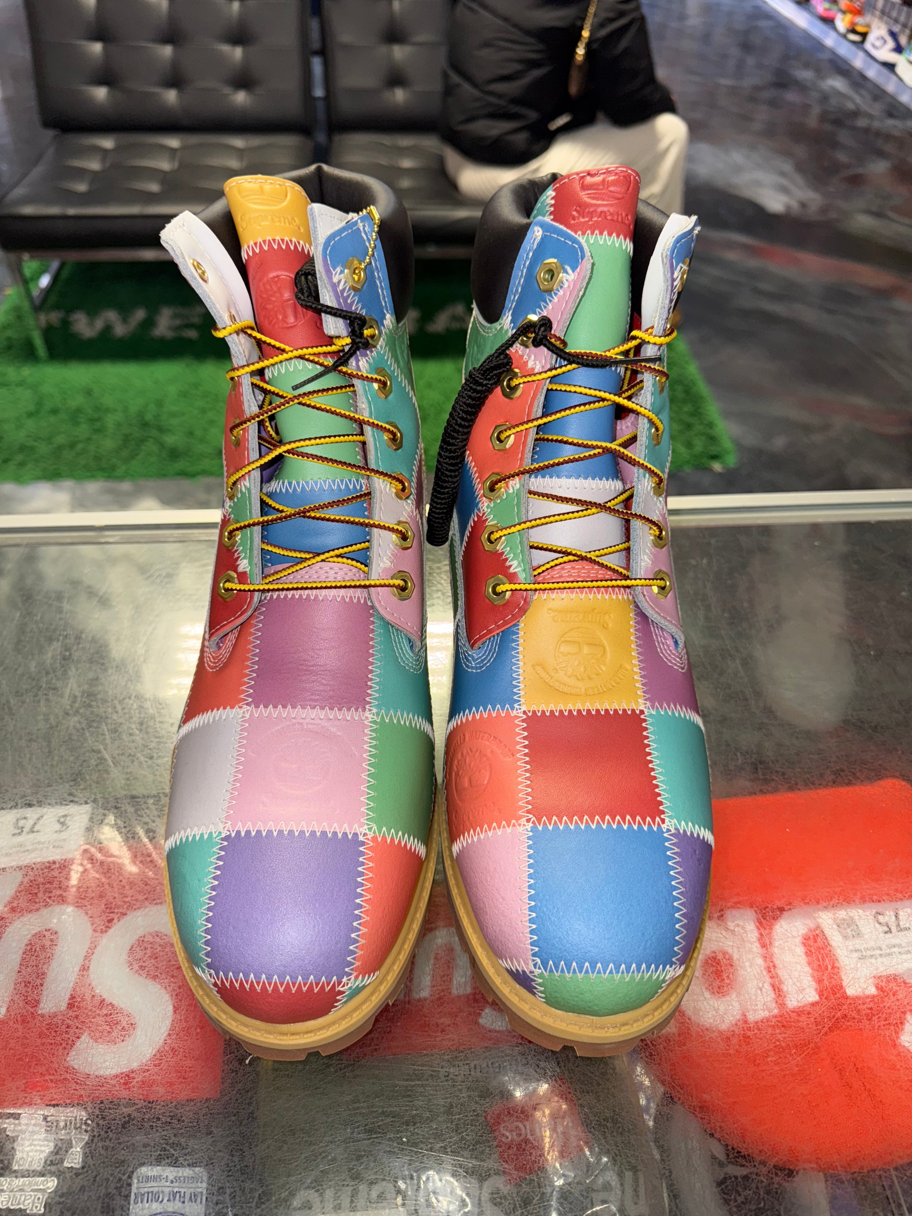 Size 11.5 Supreme x Timberland 6 Inch Premium Boot “Multi-Color” Brand New