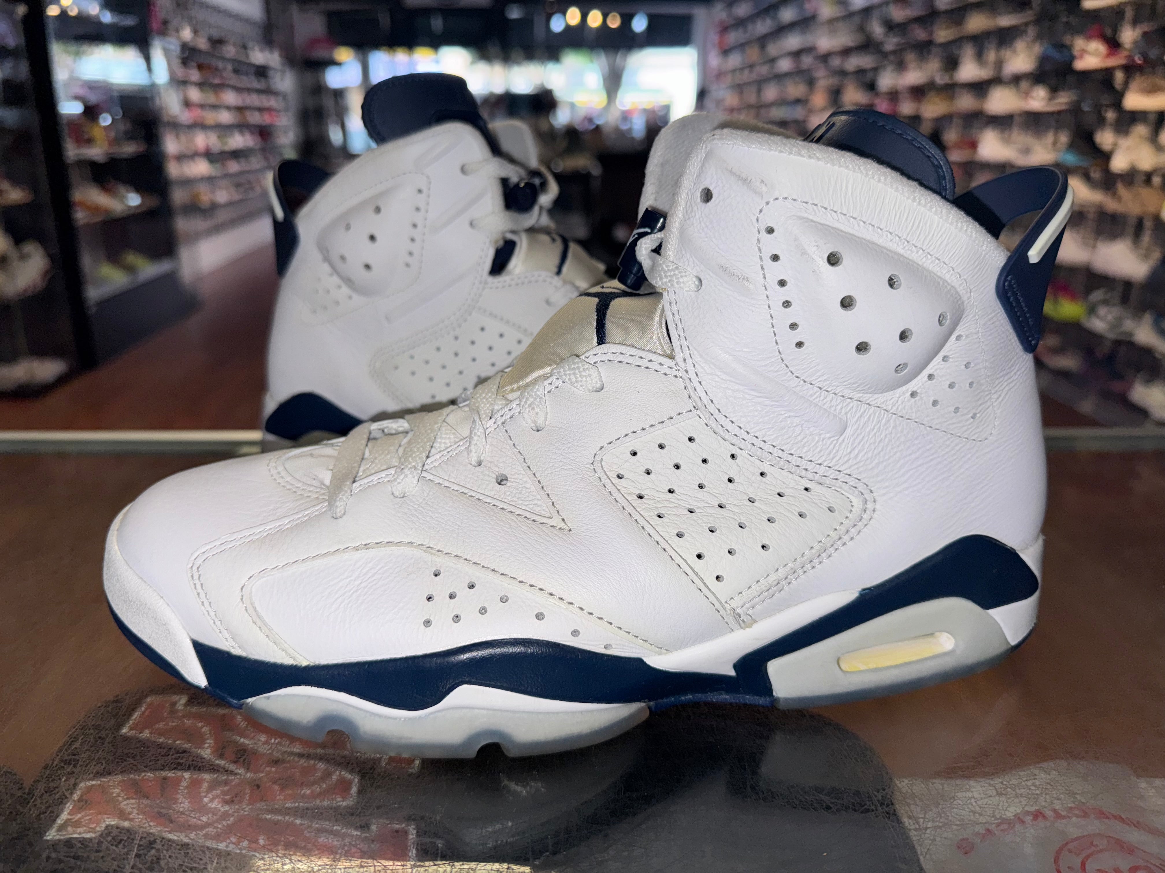 Size 10.5 Air Jordan 6 "Midnight Navy"