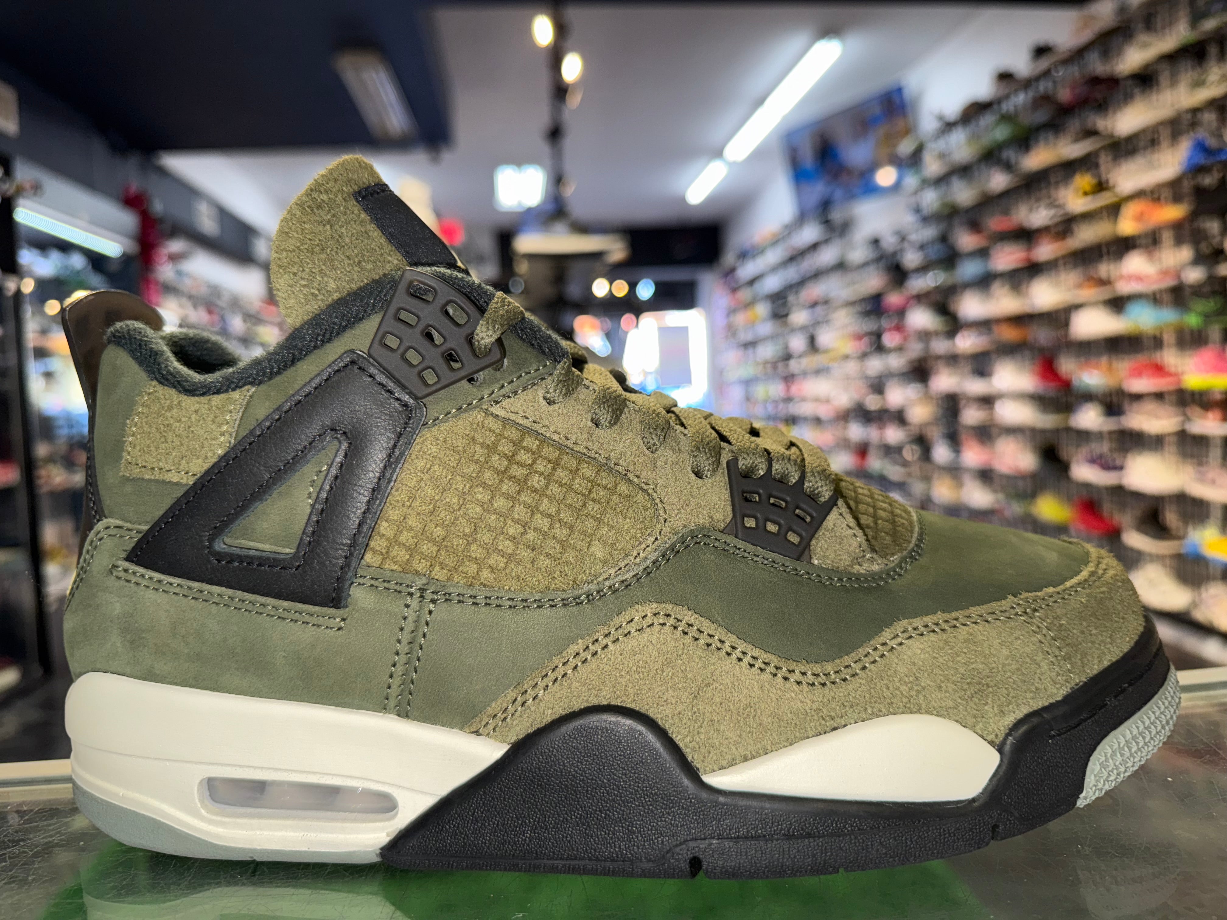 Size 10 Air Jordan 4 Craft "Olive" Brand New