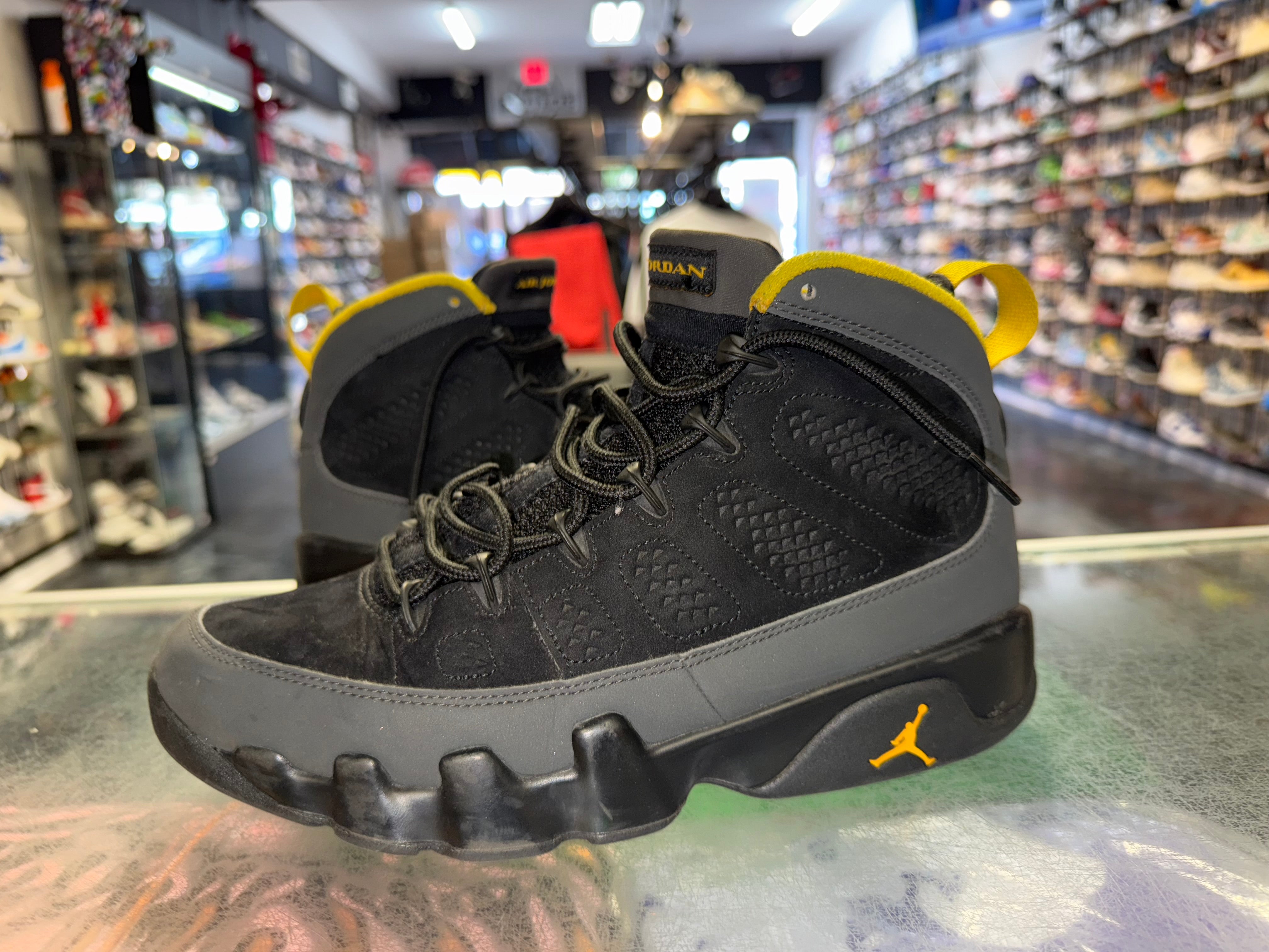 Size 8 Air Jordan 9 "University Gold"