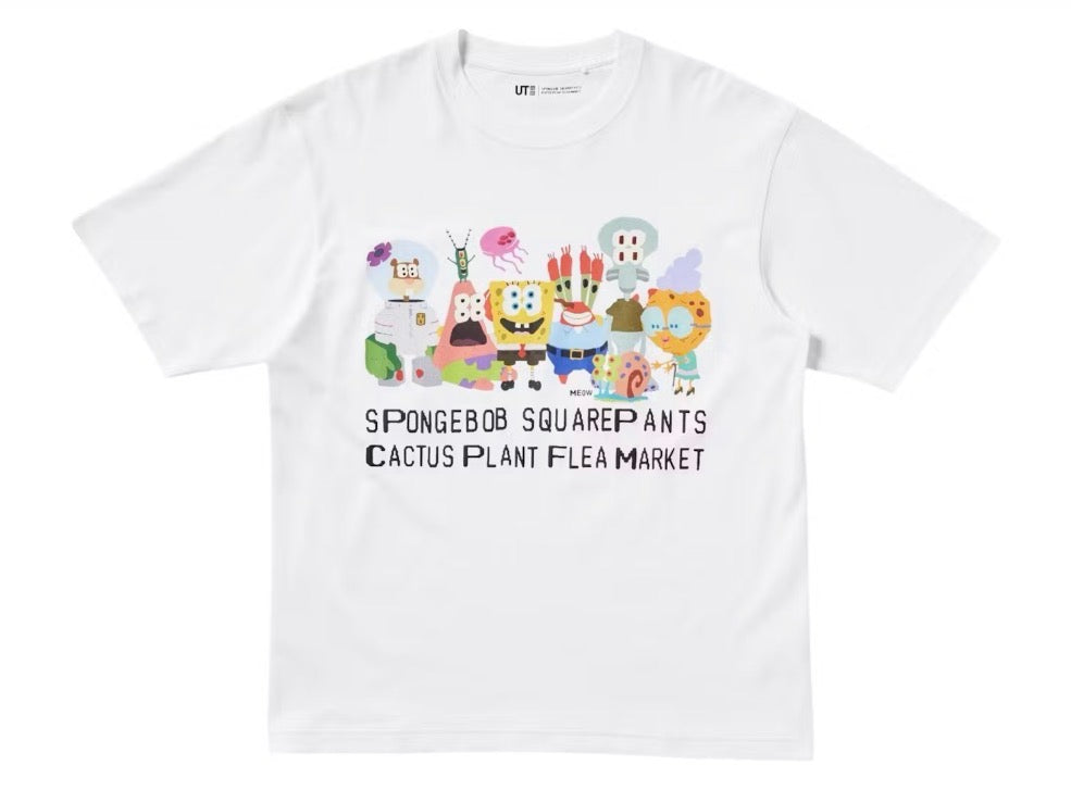 Size M CPFM Uniqlo SpongeBob Tee “White” Brand New