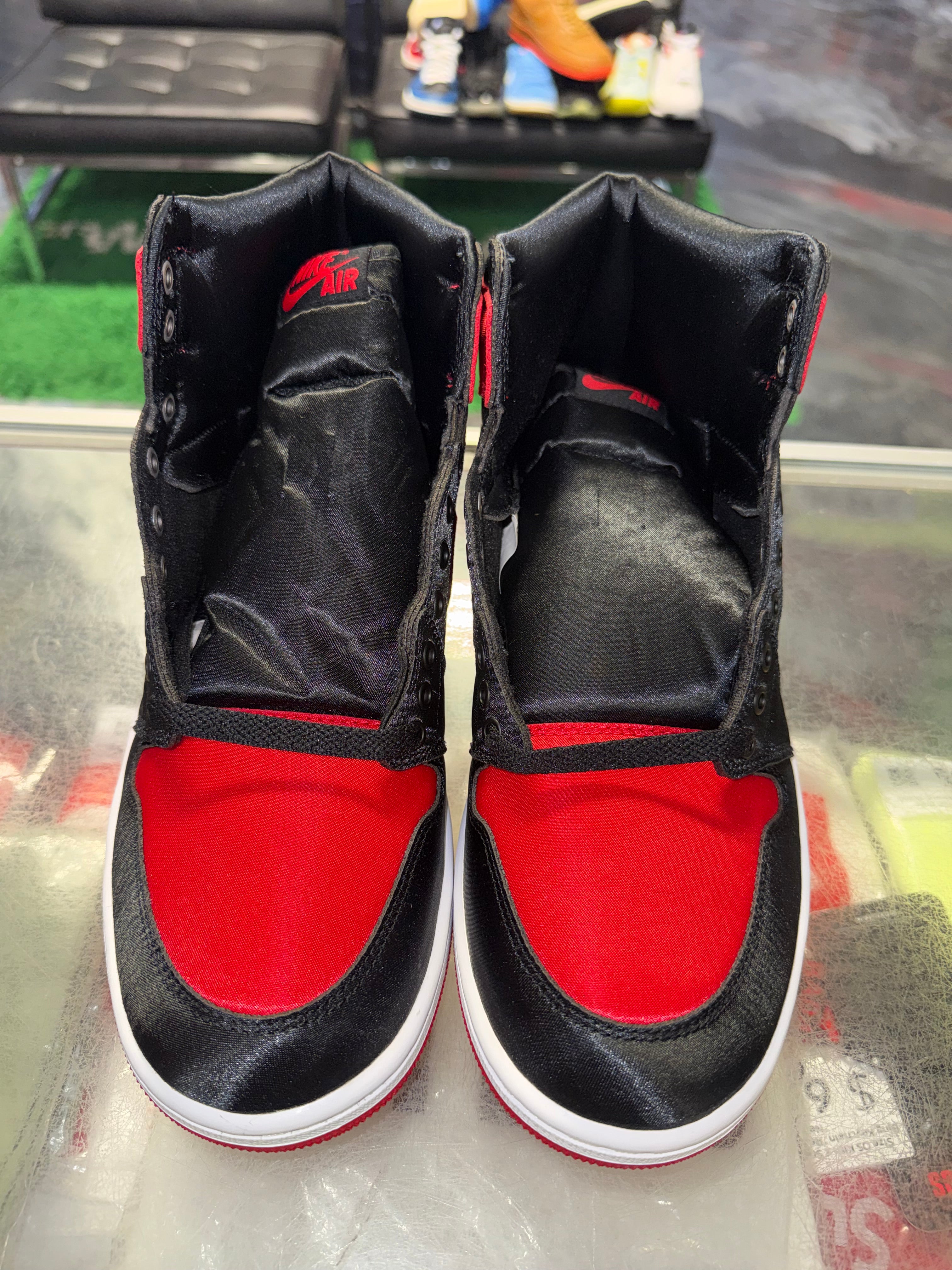 Size 8.5 (10W) Air Jordan 1 “Satin Bred” Brand New