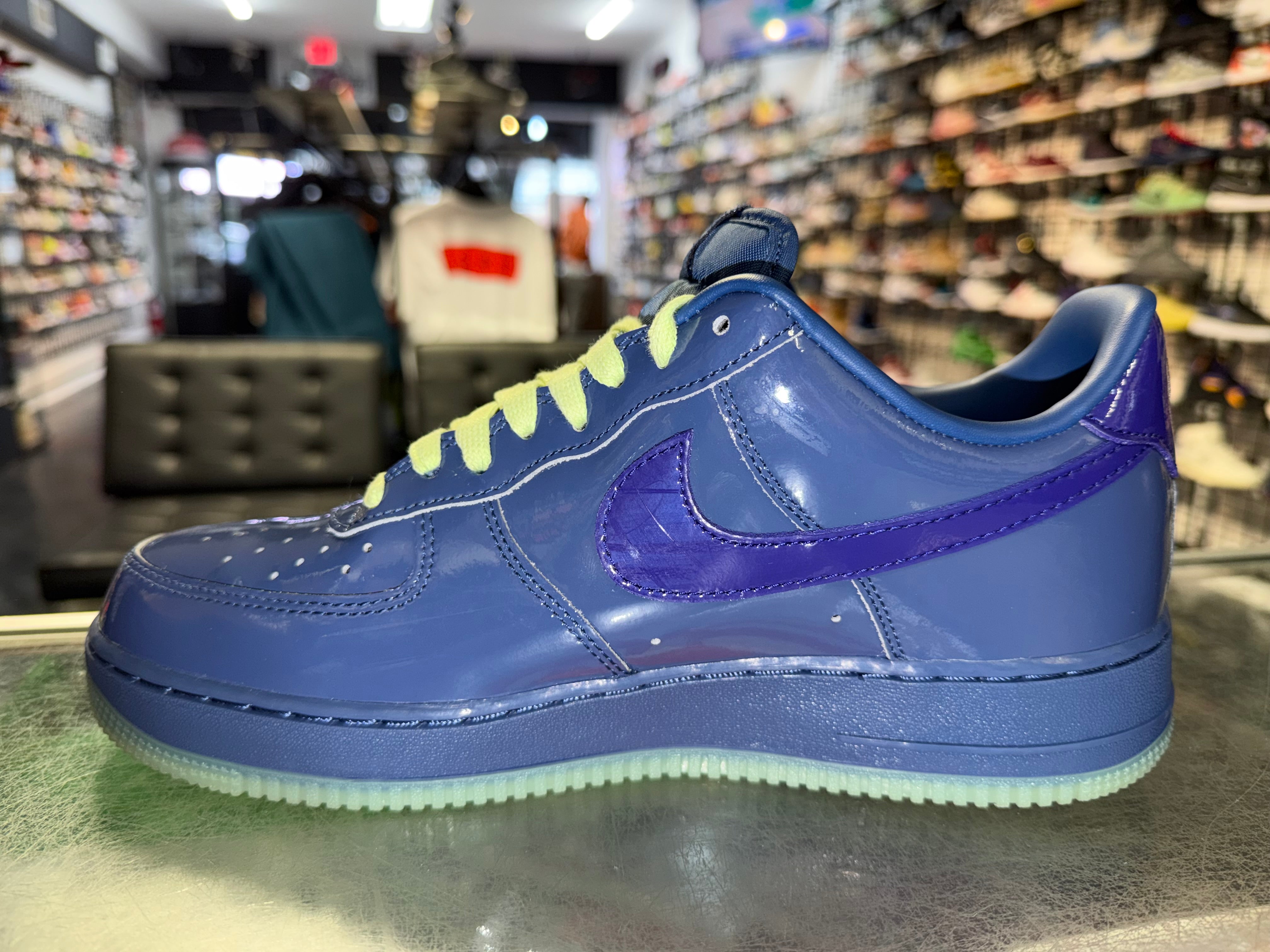 Size 9.5 Air Force 1 Patent Leather "Mystic Navy Grape Ice"